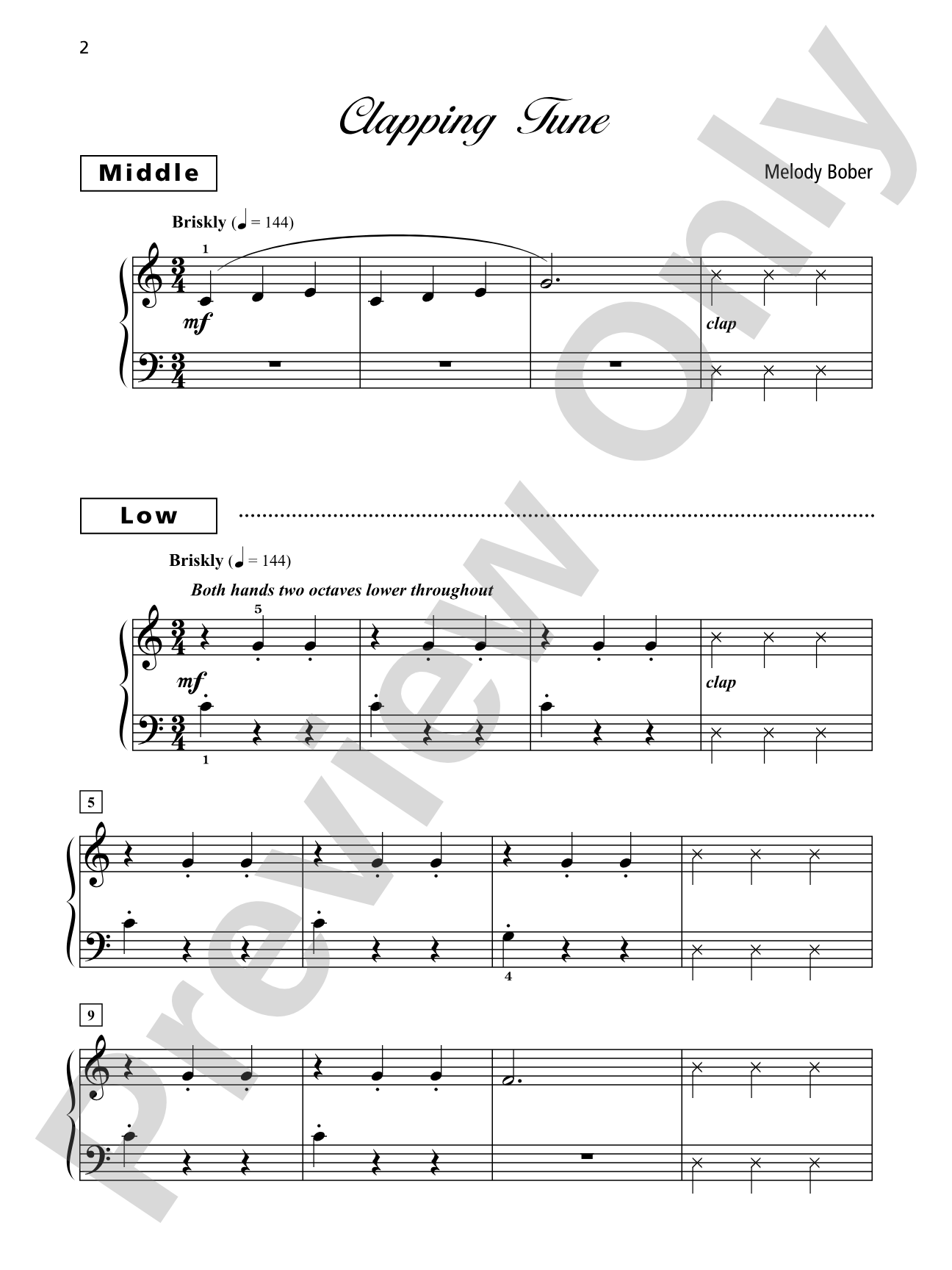 Grand Trios for Piano, Book 1: 4 Early Elementary Pieces for One Piano, Six Hands: Piano