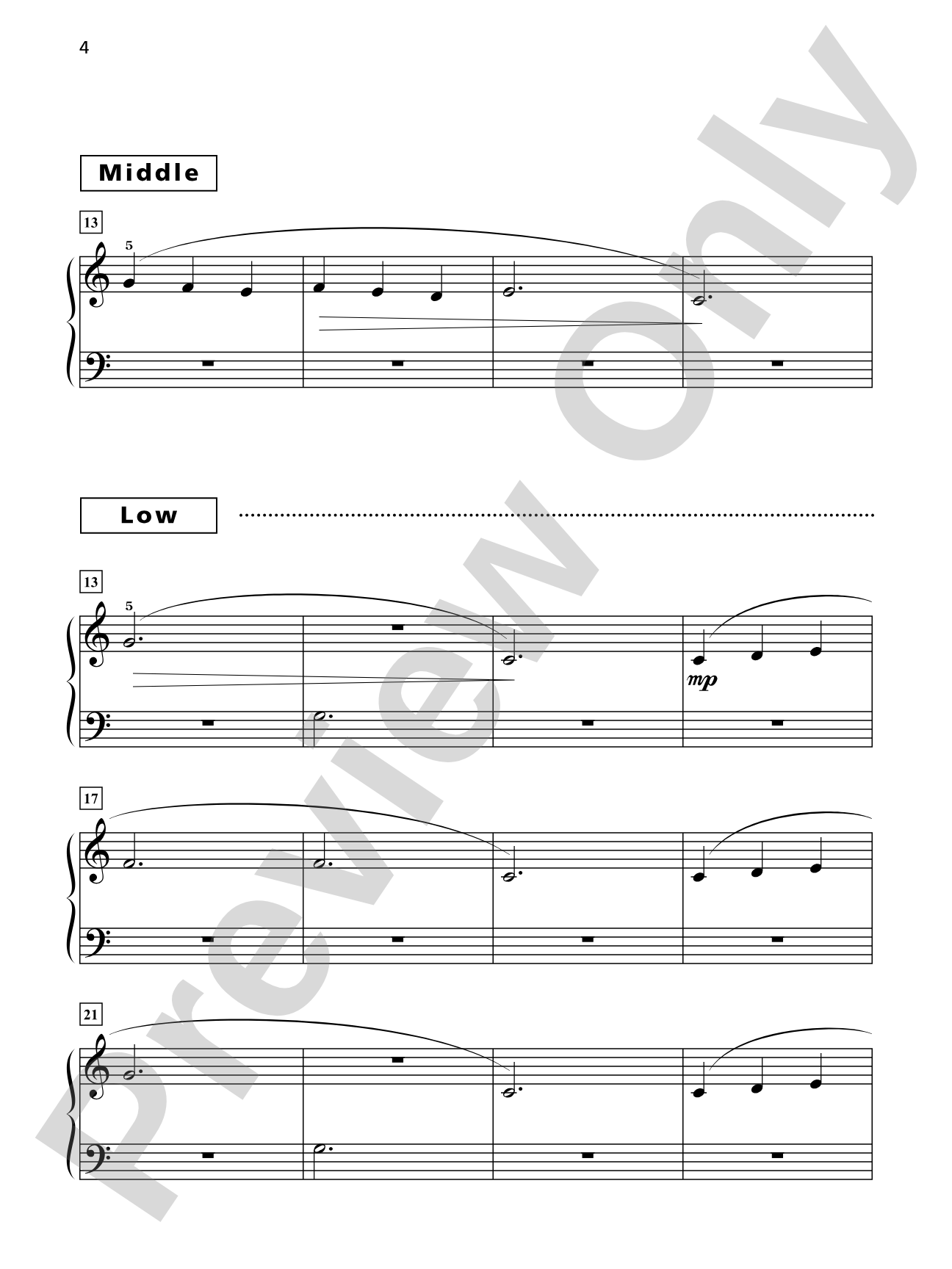 Grand Trios for Piano, Book 1: 4 Early Elementary Pieces for One Piano, Six Hands: Piano