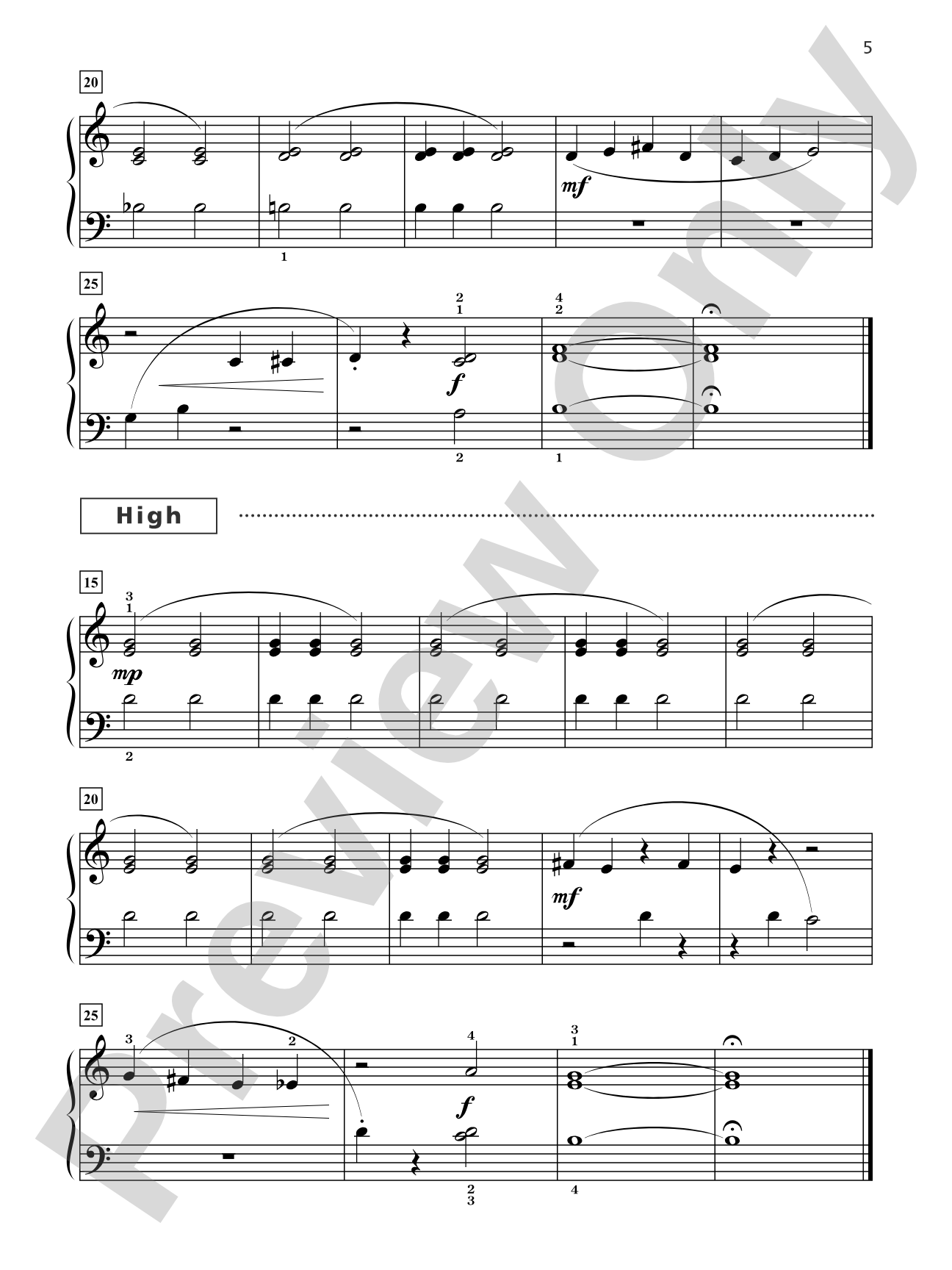 Grand Trios for Piano, Book 2: 4 Elementary Pieces for One Piano, Six Hands: Piano