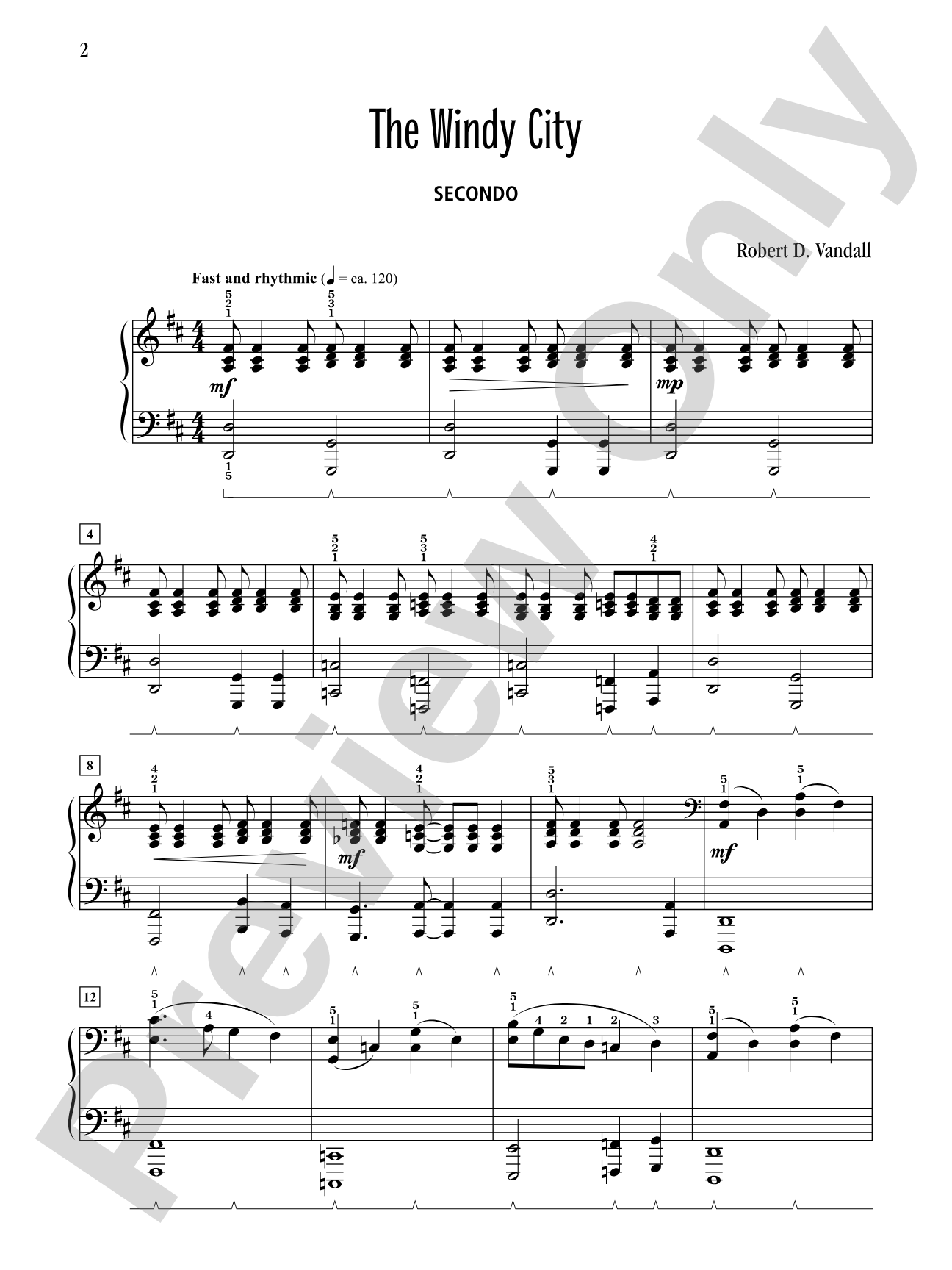 Chicagoland - Piano Duet Suite (1 Piano, 4 Hands): Piano Duets & Four Hands