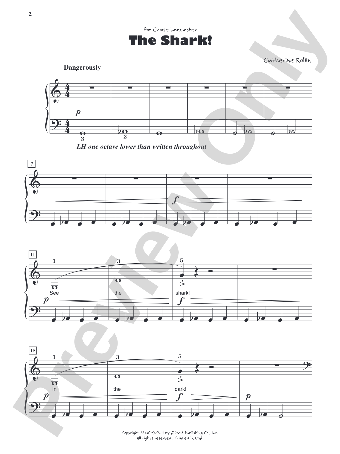 The Shark - Piano Solo: Piano