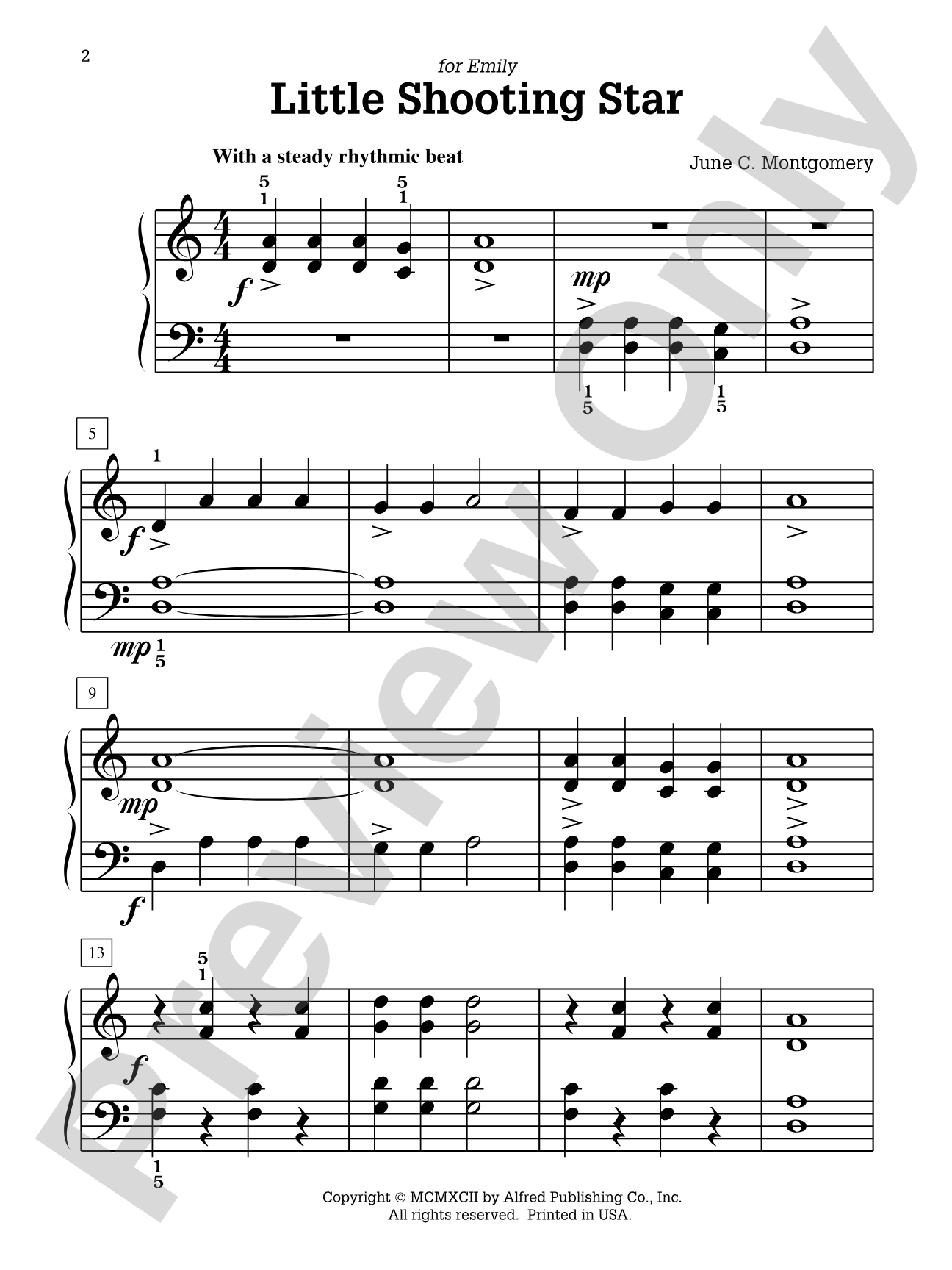 Little Shooting Star - Piano Solo: Piano