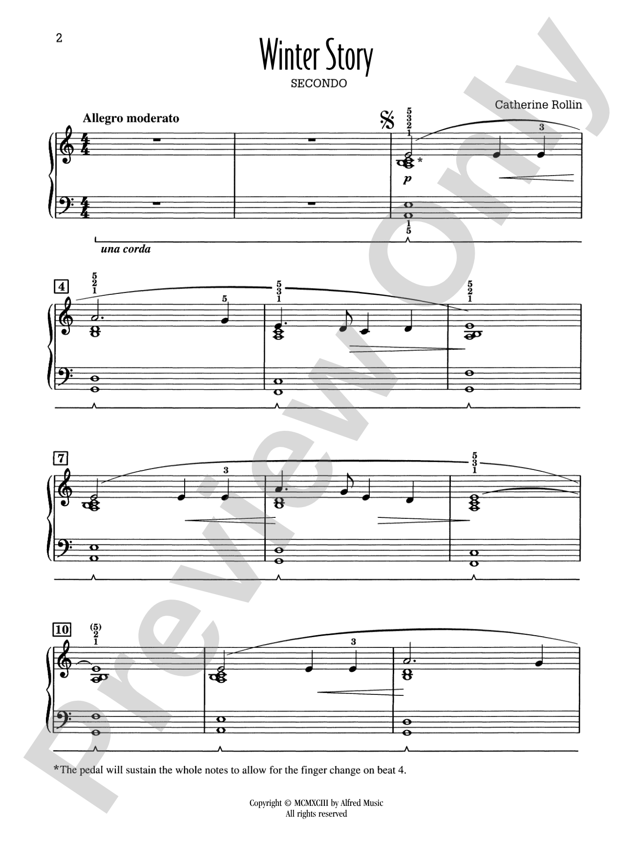 Winter Story - Piano Duet (1 Piano, 4 Hands): Piano Duets & Four Hands