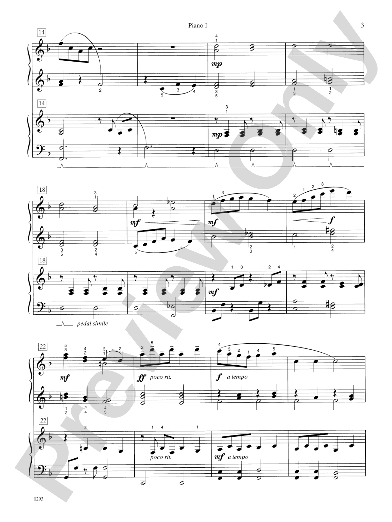 The Joy of Spring - Piano Quartet (2 Pianos, 8 Hands): Piano