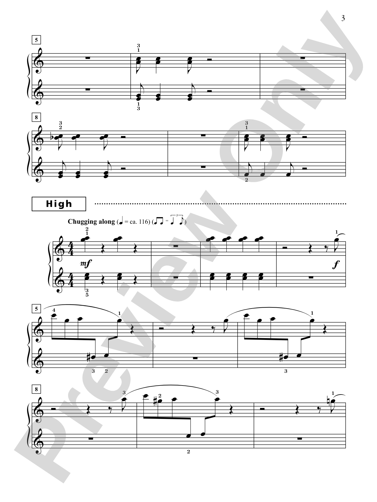 Choo-Choo Boogie - Piano Trio (1 Piano, 6 Hands): Piano