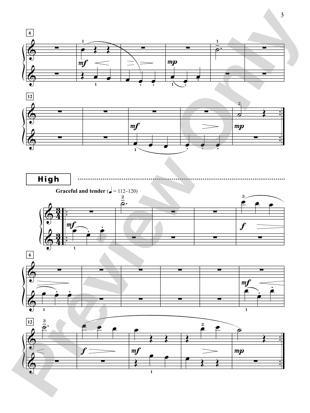 Ozark Waltz - Piano Trio (1 Piano, 6 Hands): Piano