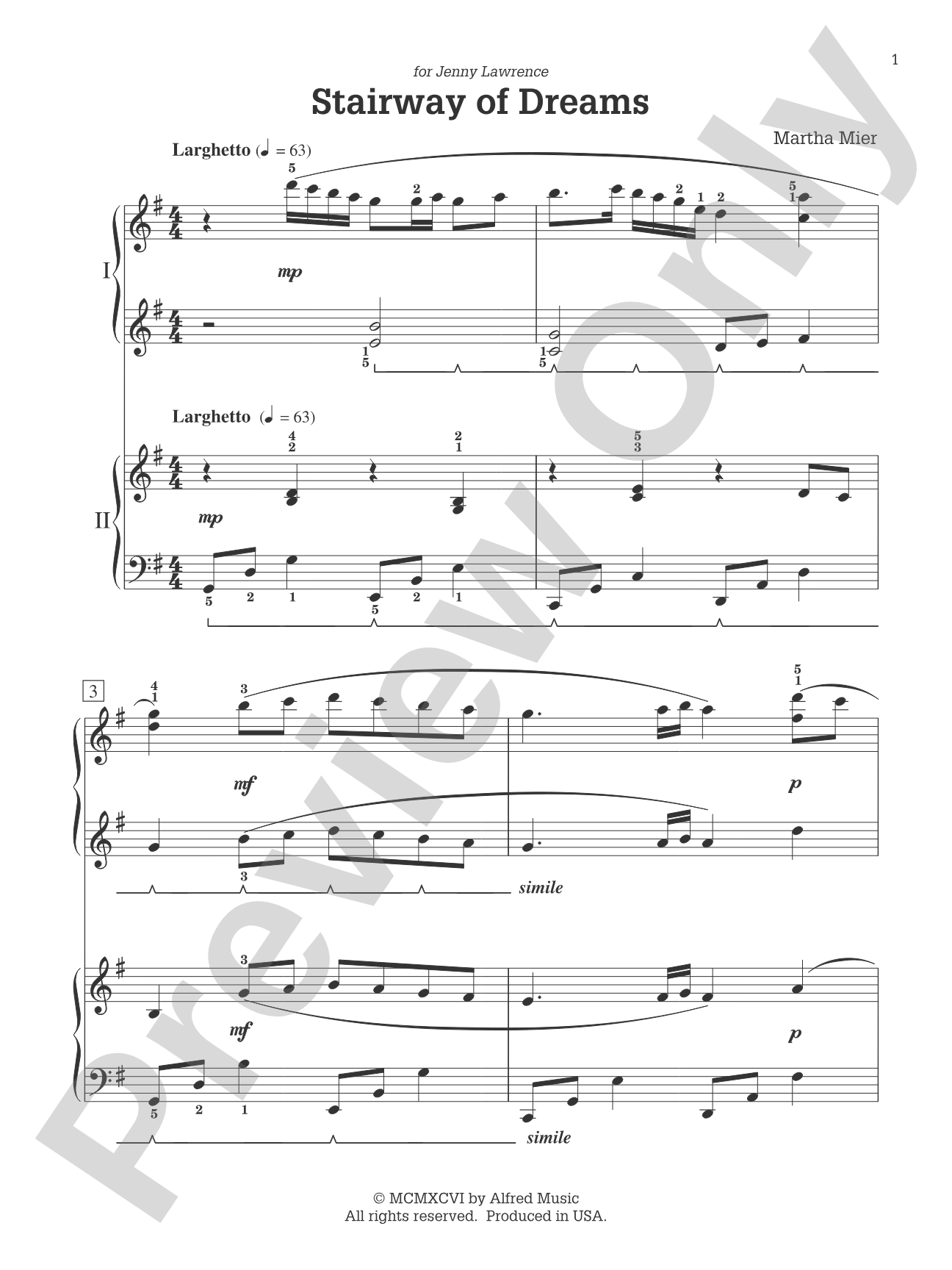 Stairway of Dreams - Piano Duo (2 Pianos, 4 Hands): Piano Duets & Four Hands