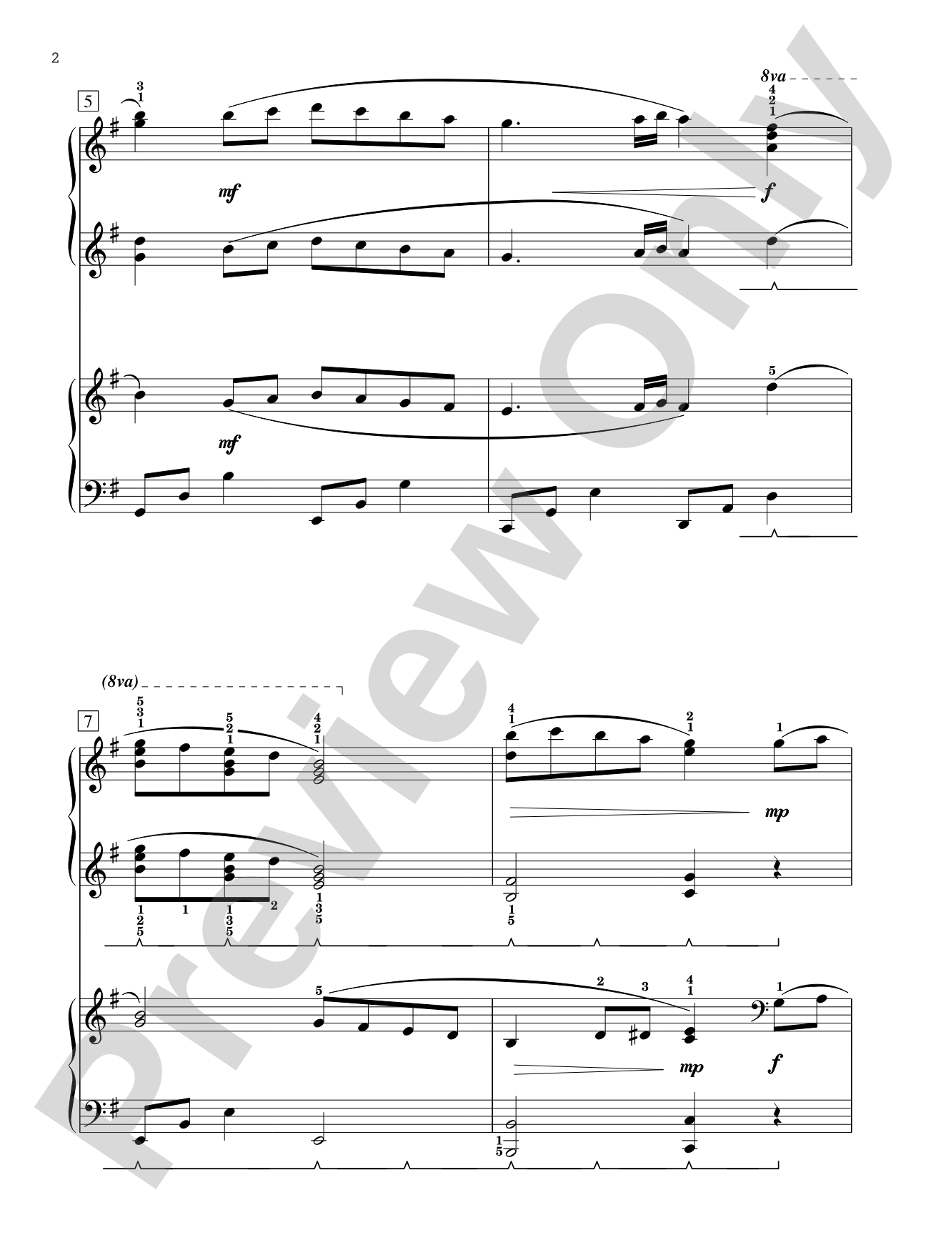 Stairway of Dreams - Piano Duo (2 Pianos, 4 Hands): Piano Duets & Four Hands