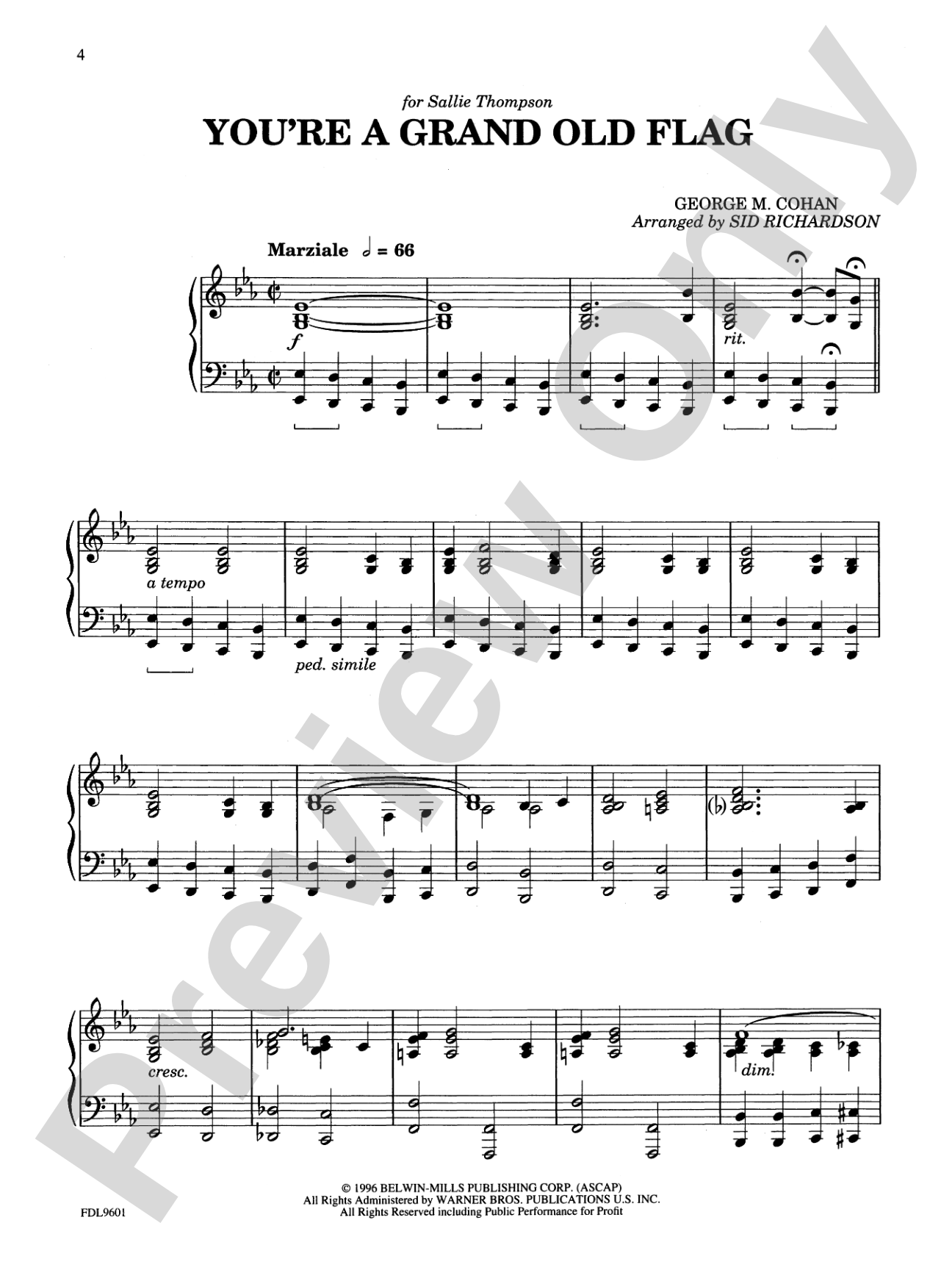 Reflections on Patriotic Songs: Piano Solo Arrangements of Patriotic Favorites: Piano