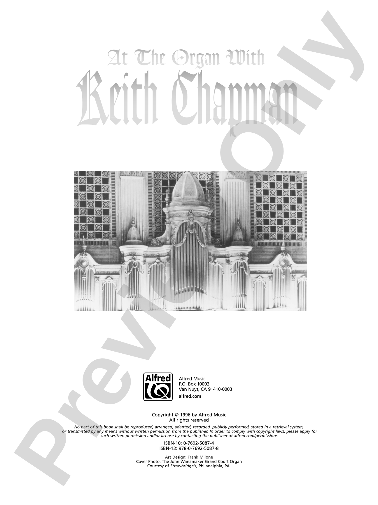 At the Organ with Keith Chapman: Organ