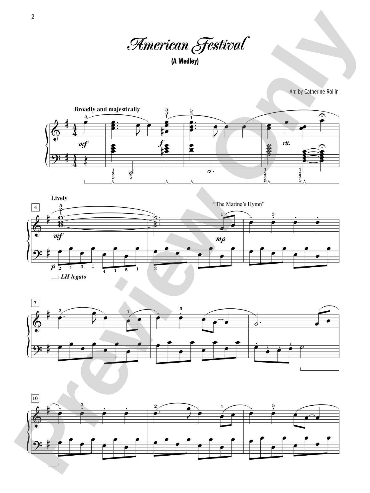 American Medleys & Variations: Favorite American Songs Arranged in 5 Sets of Variations and 1 Medley for Intermediate Pianists: Piano