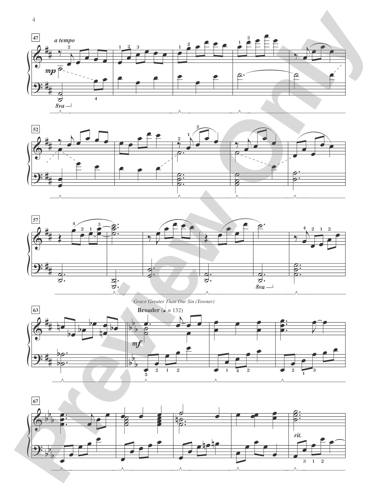 Great Things He Has Done: 10 Sacred Arrangements in a Variety of Styles: Piano