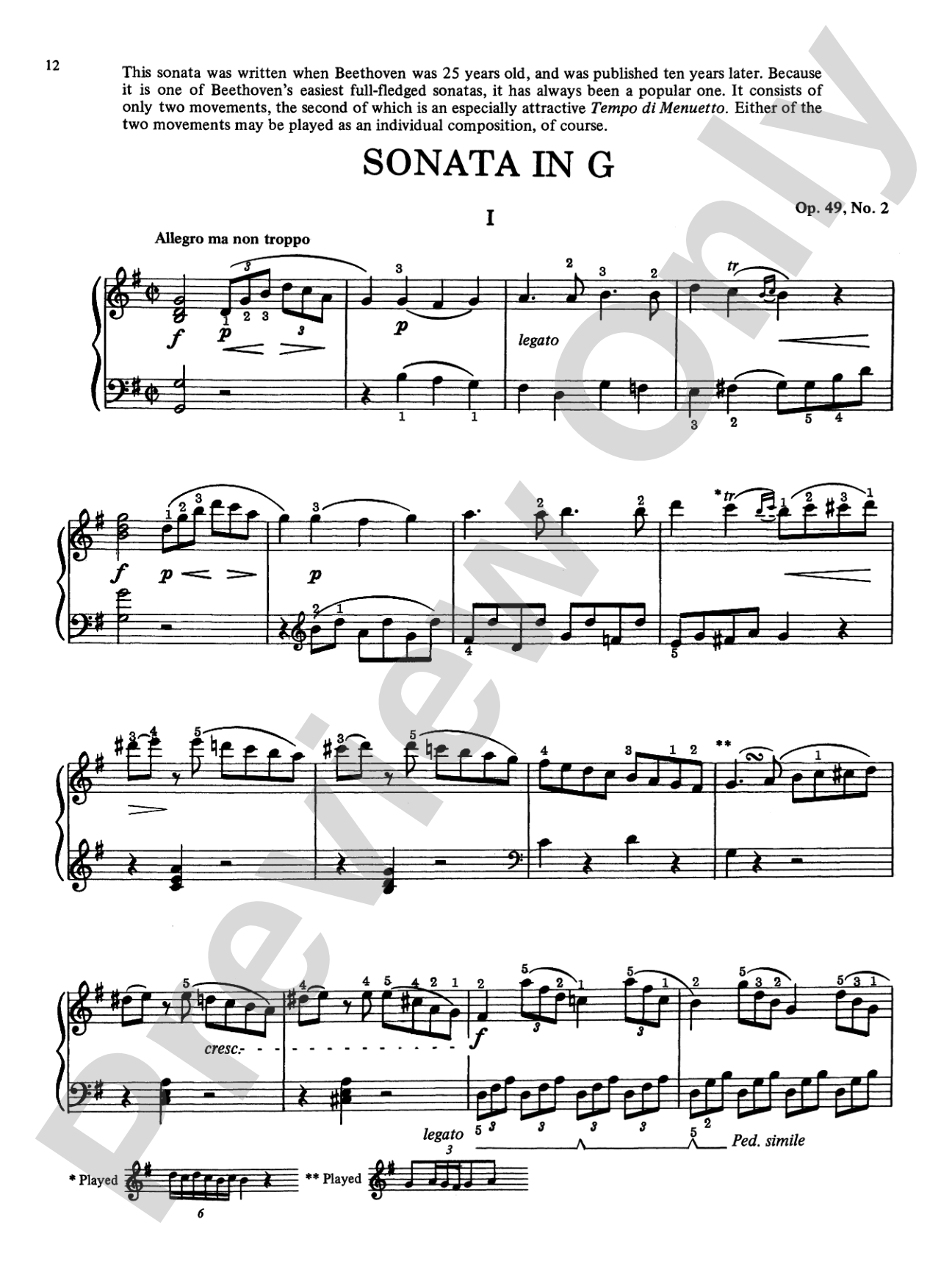 Beethoven: 13 of His Most Popular Piano Pieces: Piano