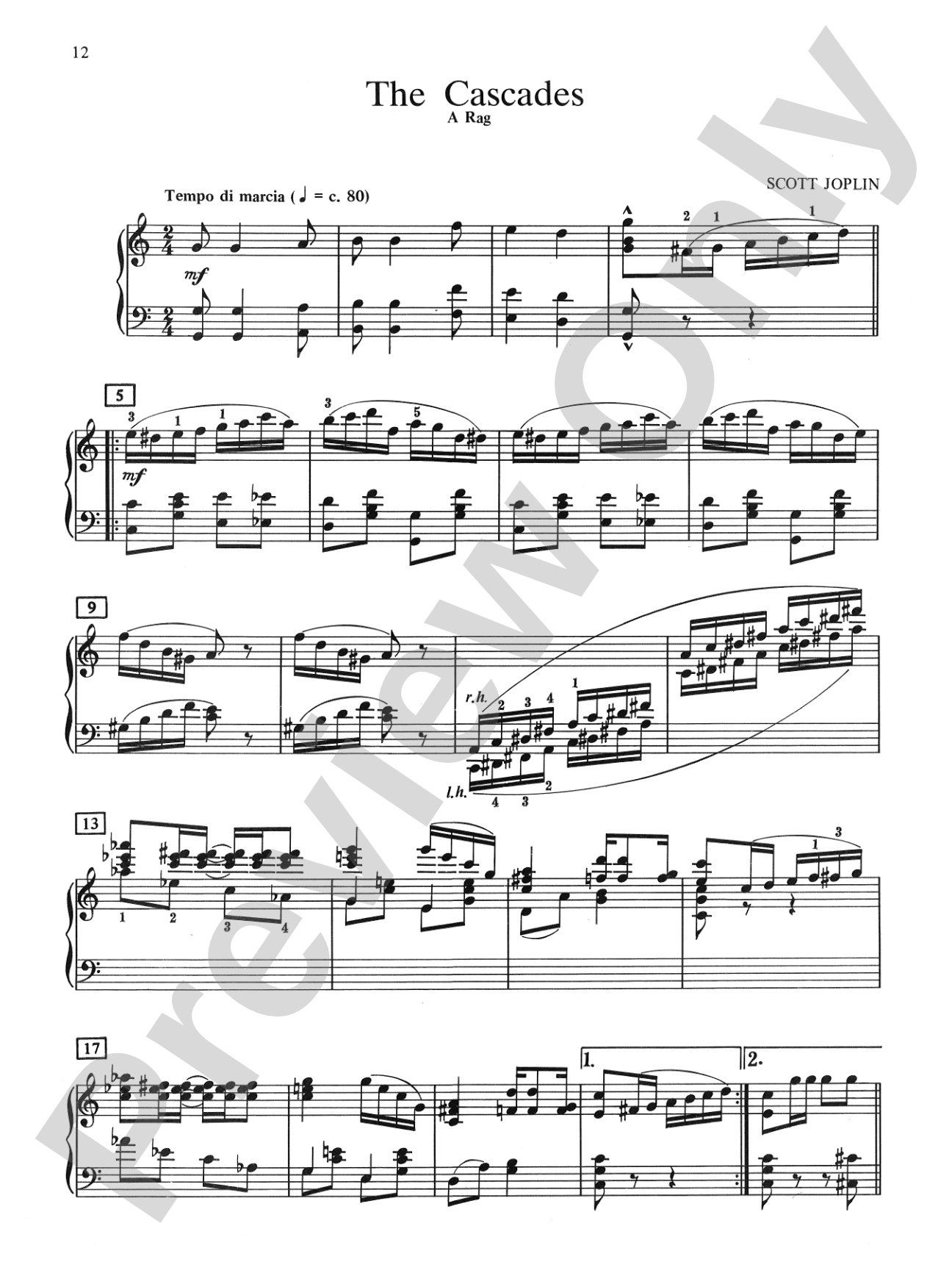 Scott Joplin at the Piano: Piano
