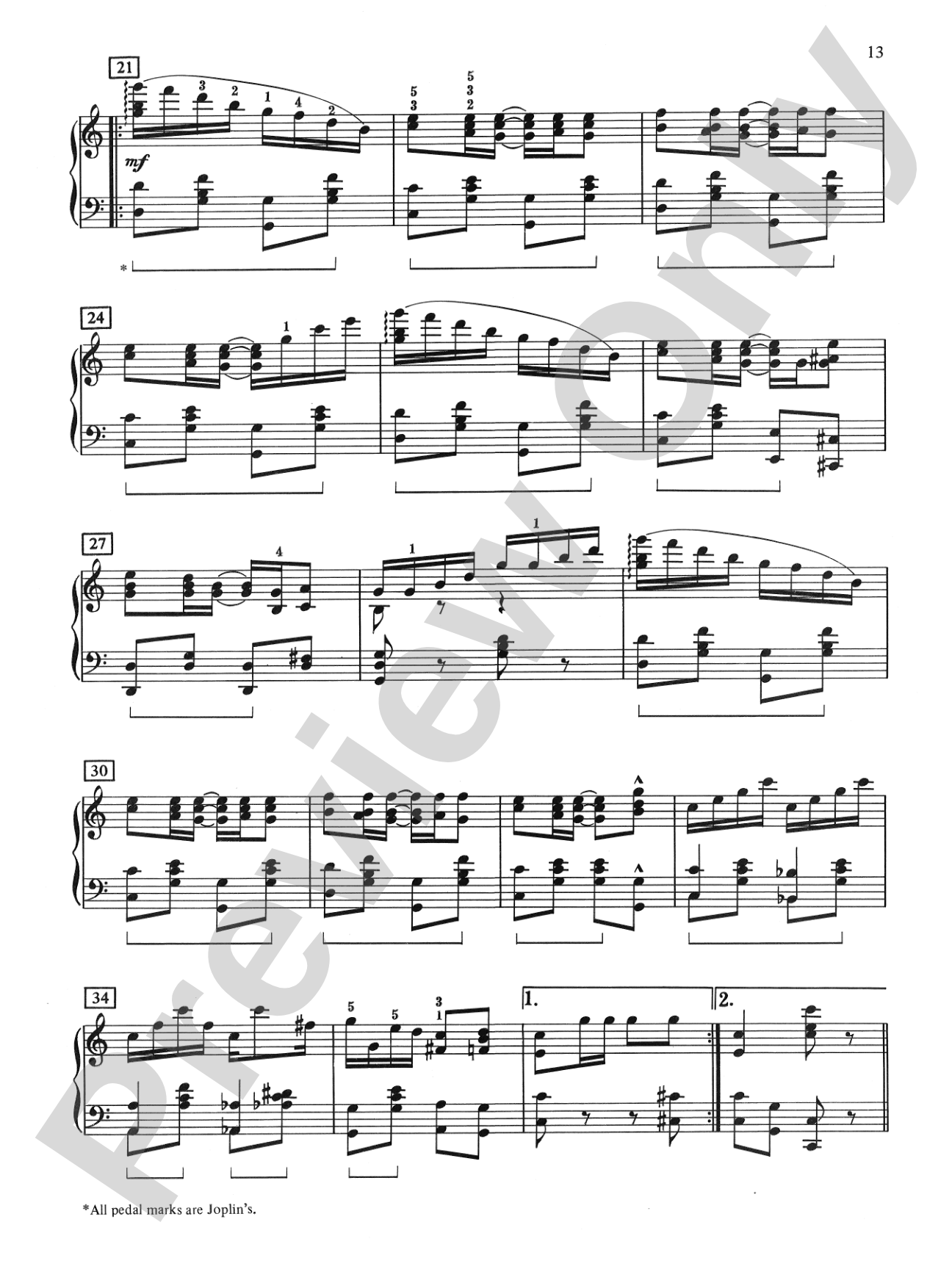 Scott Joplin at the Piano: Piano