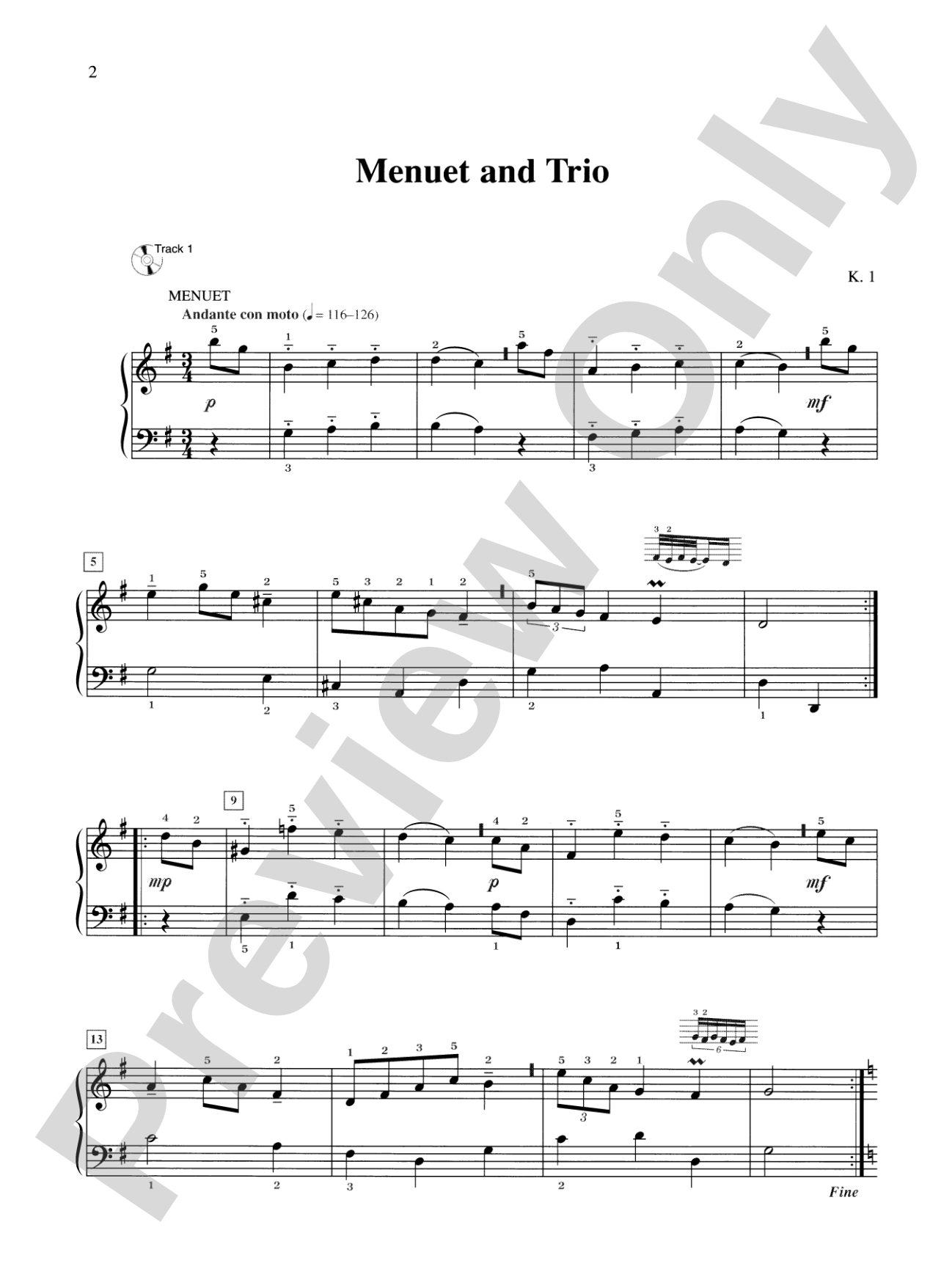 Mozart: First Book for Pianists: Piano
