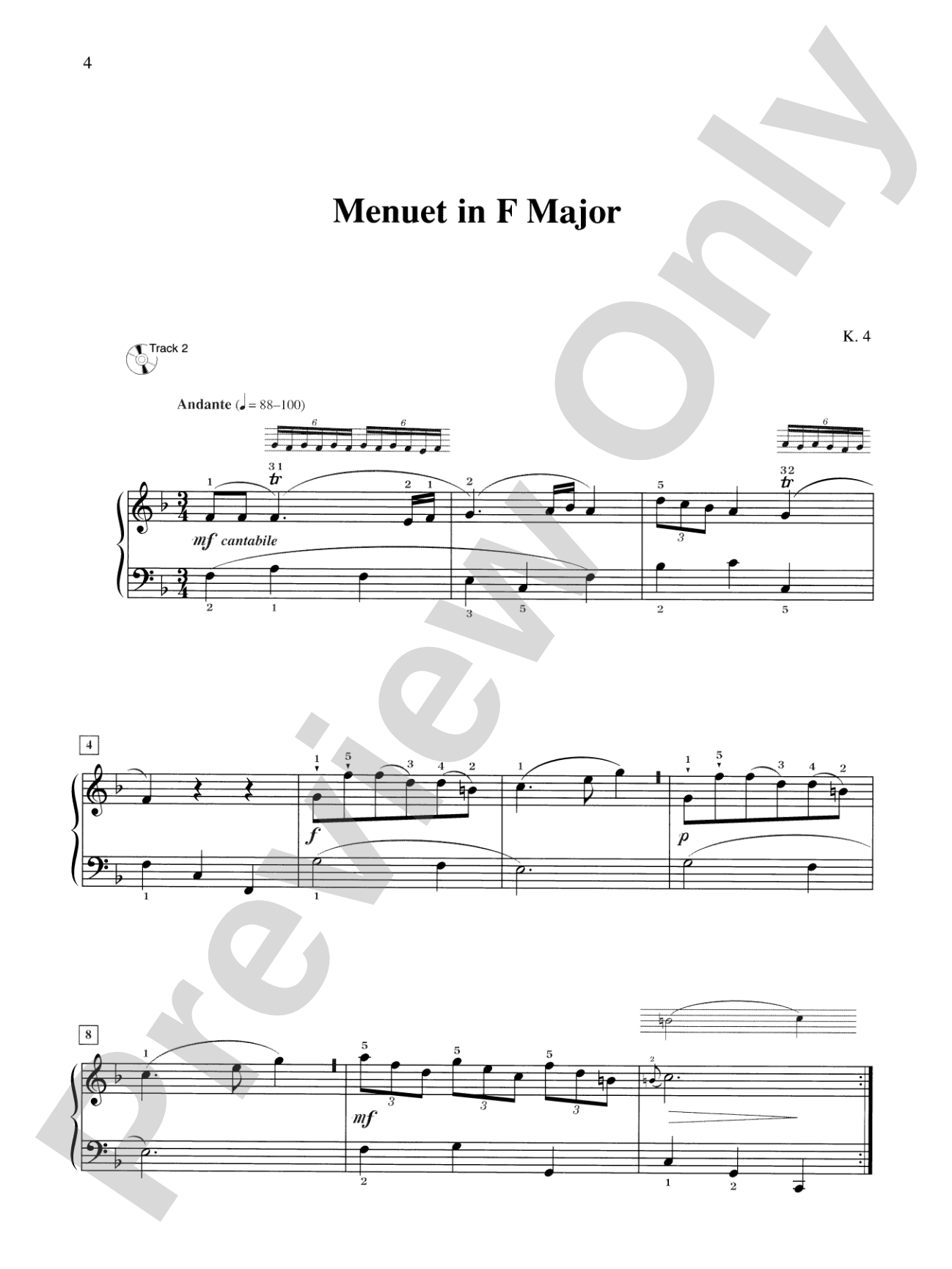 Mozart: First Book for Pianists: Piano