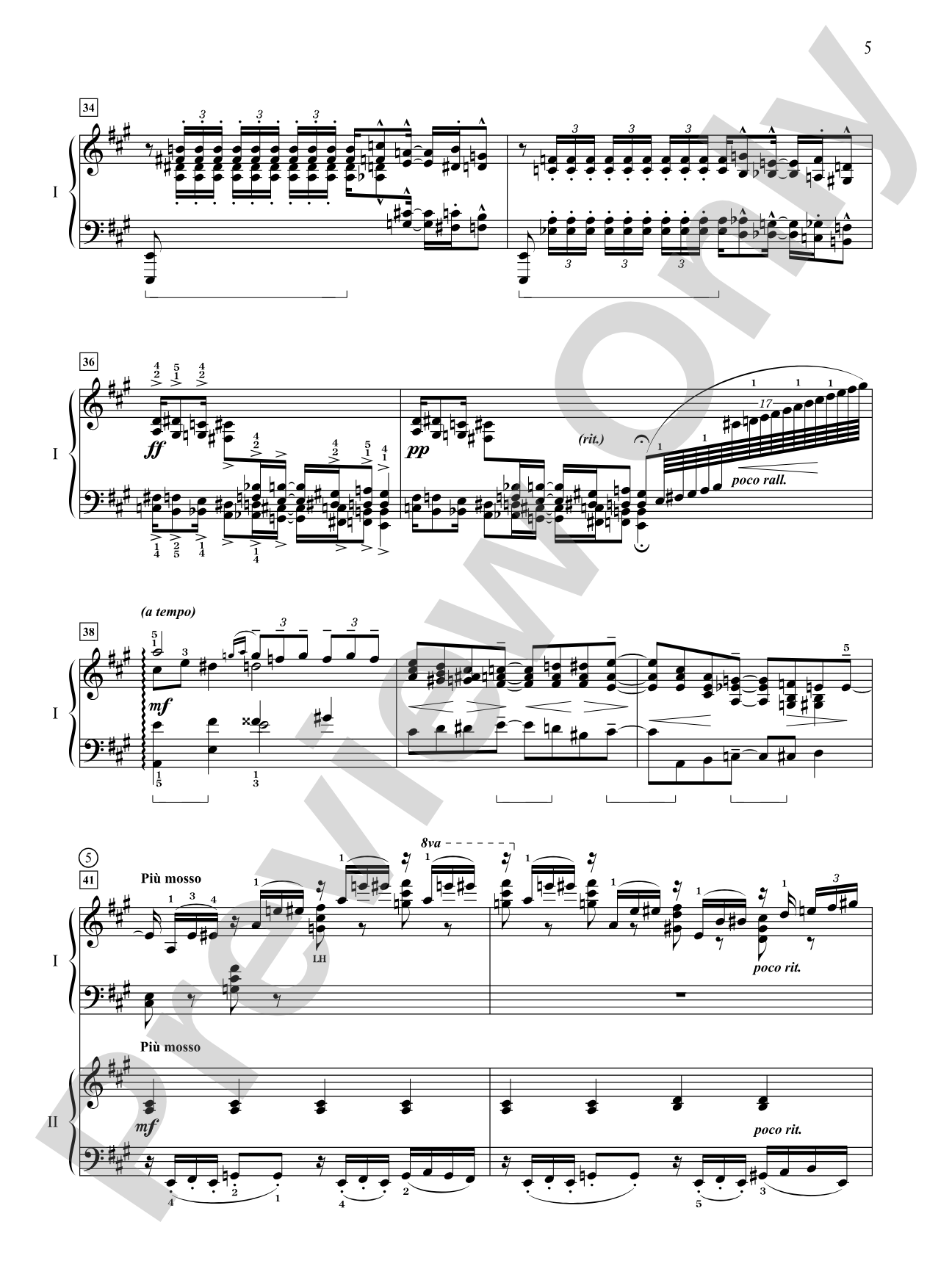 Gershwin: Rhapsody in Blue: For Piano Solo and Orchestra (Arranged for Second Piano) - Piano Duo (2 Pianos, 4 Hands): Piano Duets & Four Hands