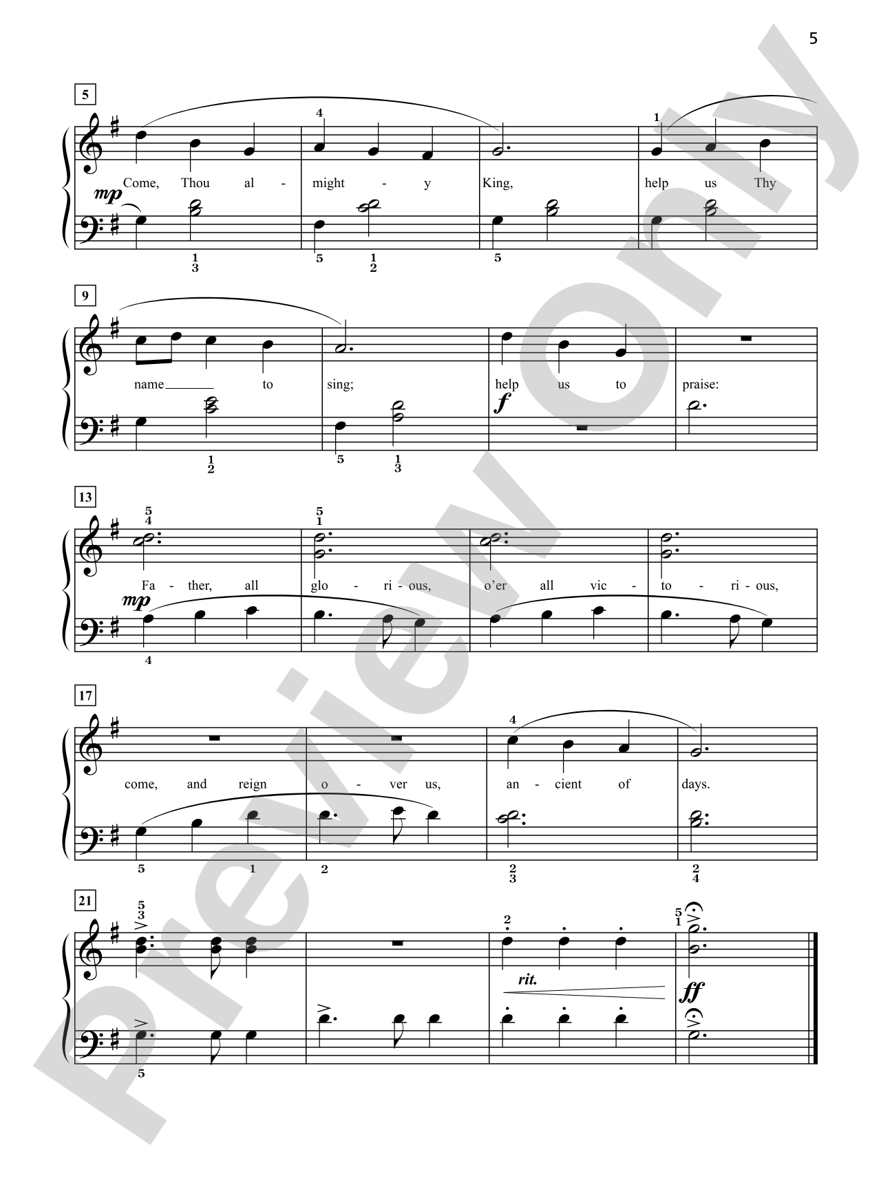 Play Hymns, Book 2: 10 Piano Arrangements of Traditional Favorites: Piano