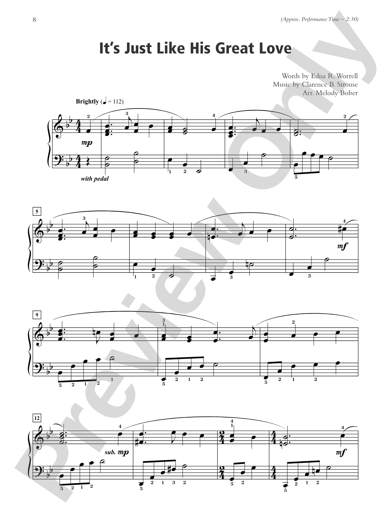 A Call to Love: 10 Hymn Arrangements Based on the Theme of Love: Piano