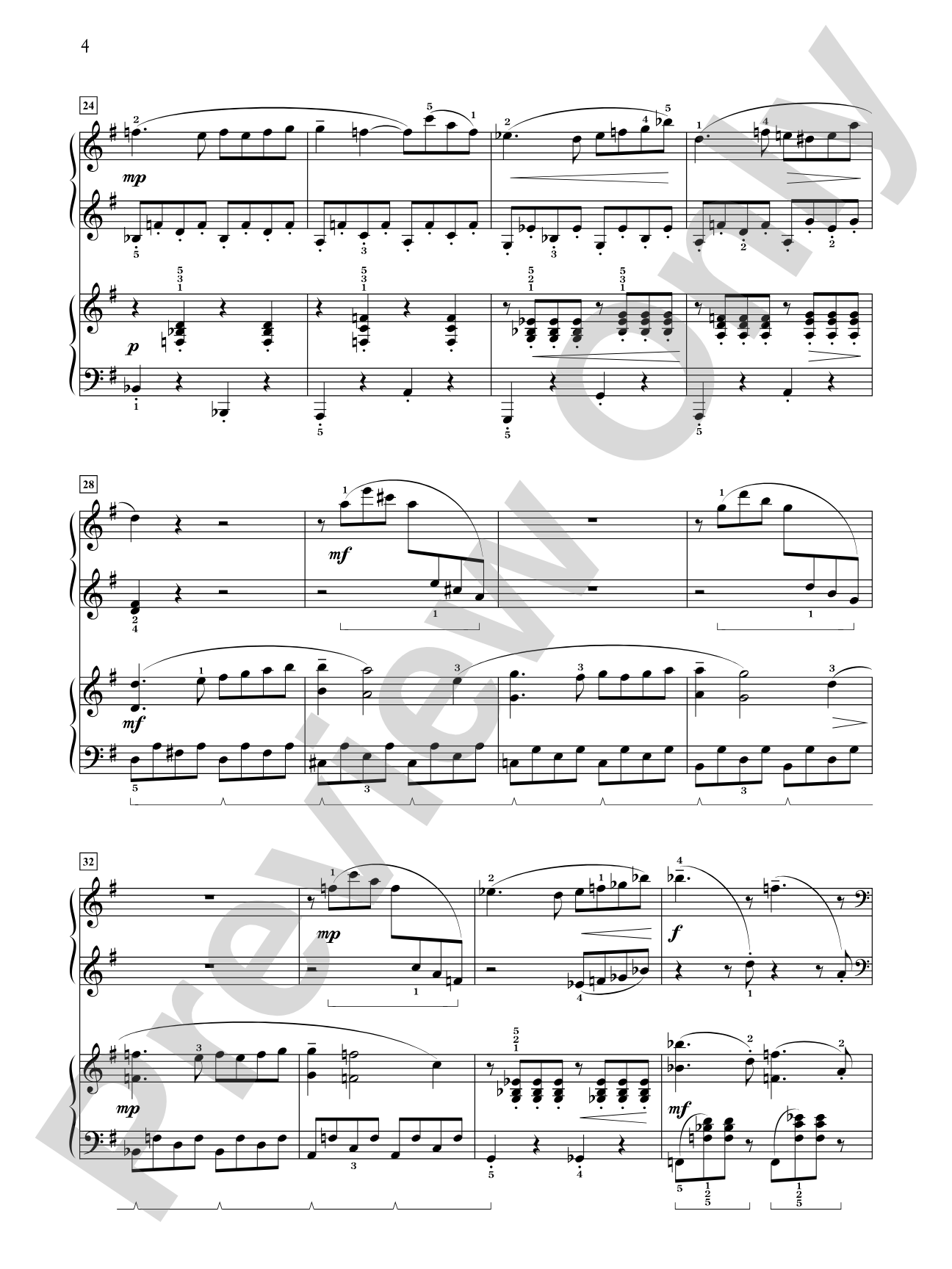 Spring Concerto: In Four Movements for Solo Piano with Piano Accompaniment - Piano Duo (2 Pianos, 4 Hands): Piano Duets & Four Hands