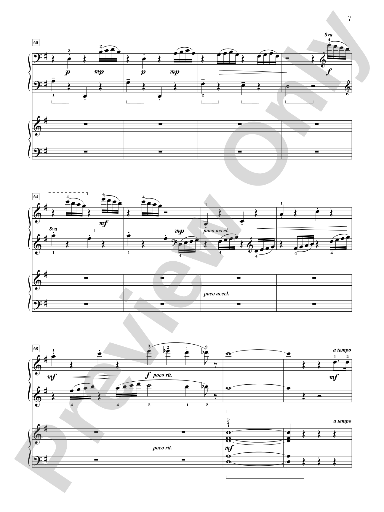Spring Concerto: In Four Movements for Solo Piano with Piano Accompaniment - Piano Duo (2 Pianos, 4 Hands): Piano Duets & Four Hands