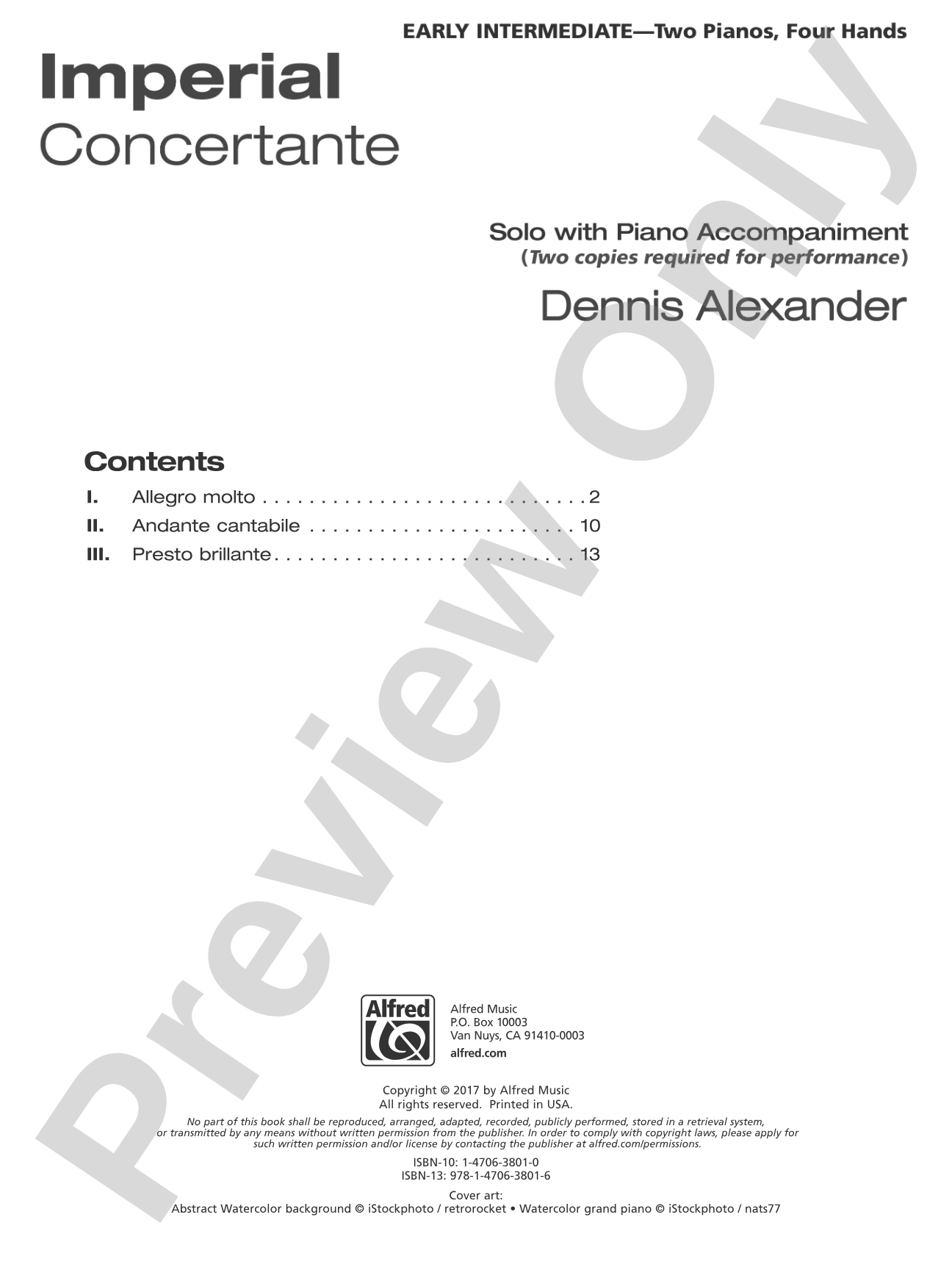 Imperial Concertante: Solo with Piano Accompaniment - Piano Duo (2 Pianos, 4 Hands): Piano Duets & Four Hands