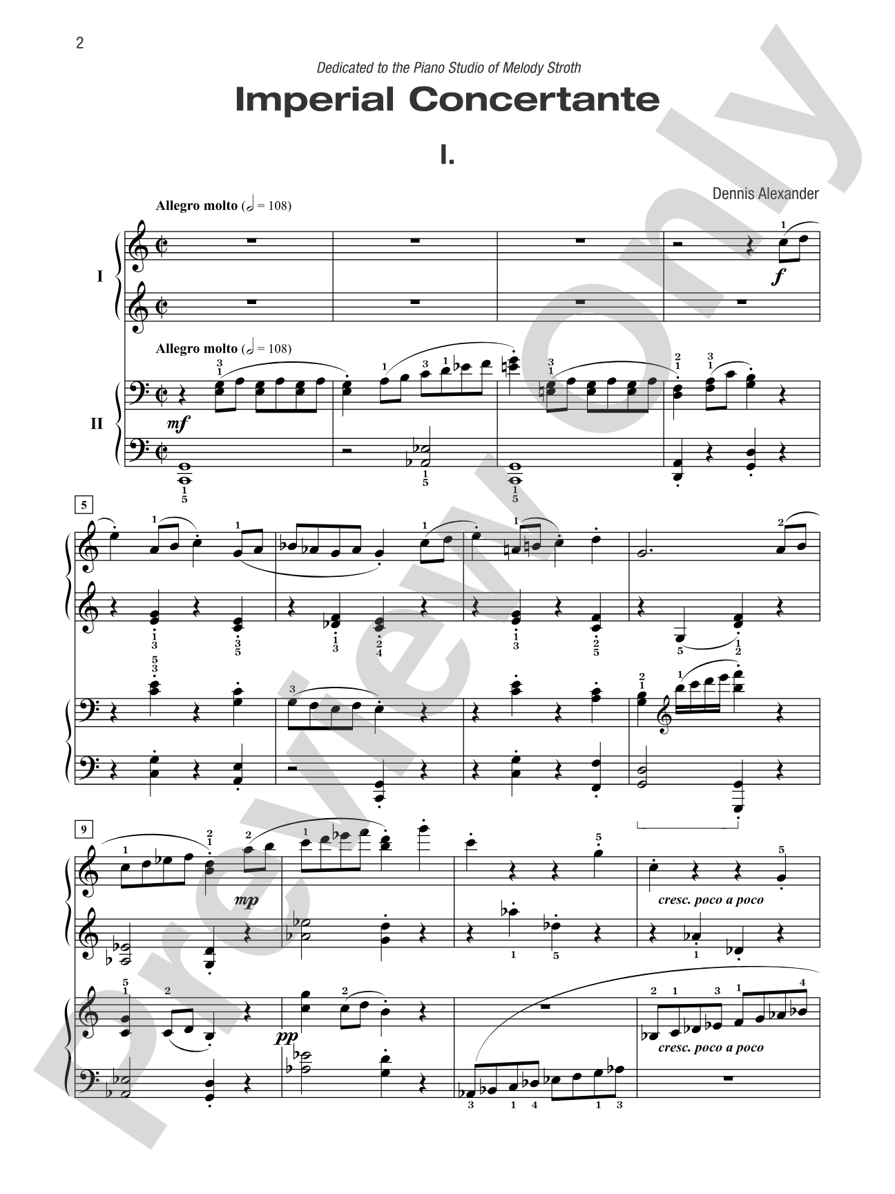 Imperial Concertante: Solo with Piano Accompaniment - Piano Duo (2 Pianos, 4 Hands): Piano Duets & Four Hands