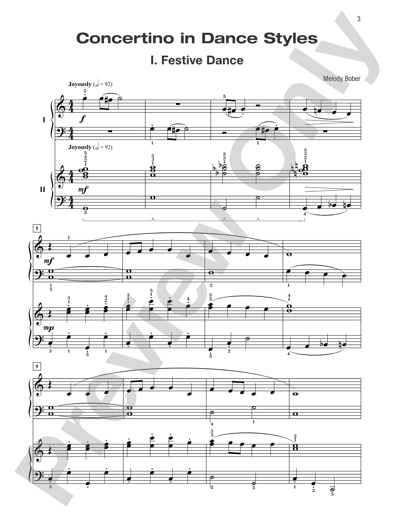 Concertino in Dance Styles: Solo with Piano Accompaniment - Piano Duo (2 Pianos, 4 Hands): Piano Duets & Four Hands