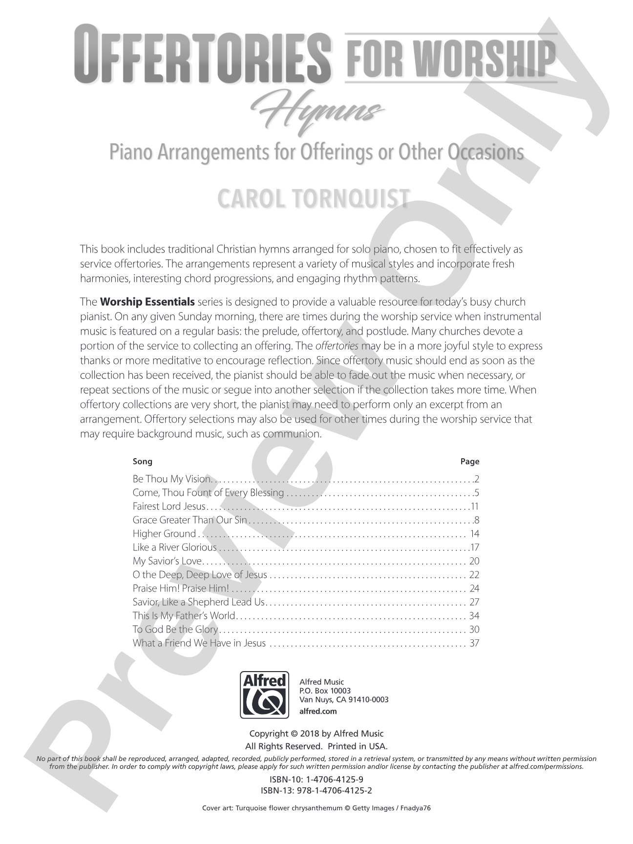 Offertories for Worship: Hymns: Piano Arrangements for Offerings or Other Occasions: Piano