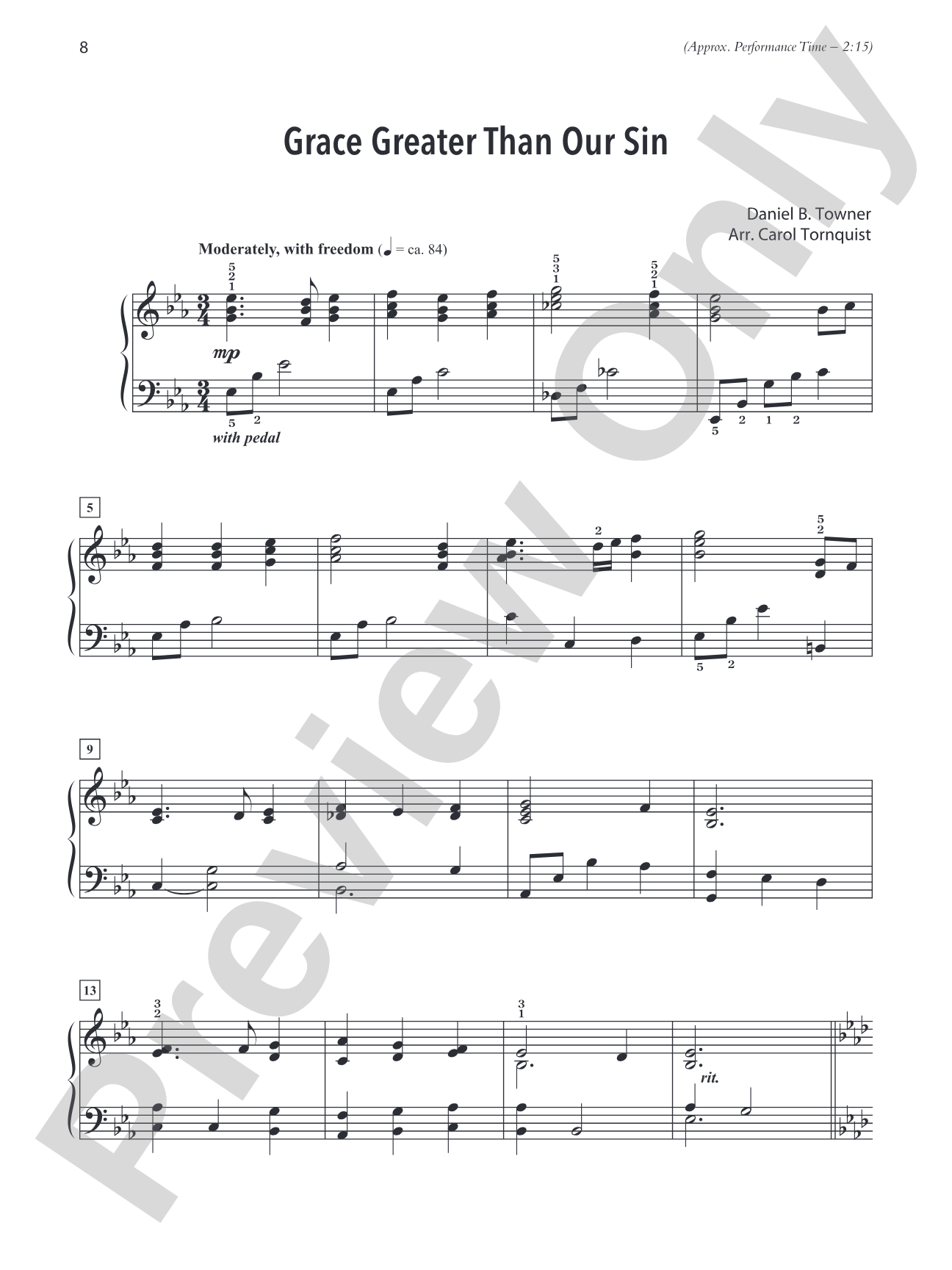 Offertories for Worship: Hymns: Piano Arrangements for Offerings or Other Occasions: Piano