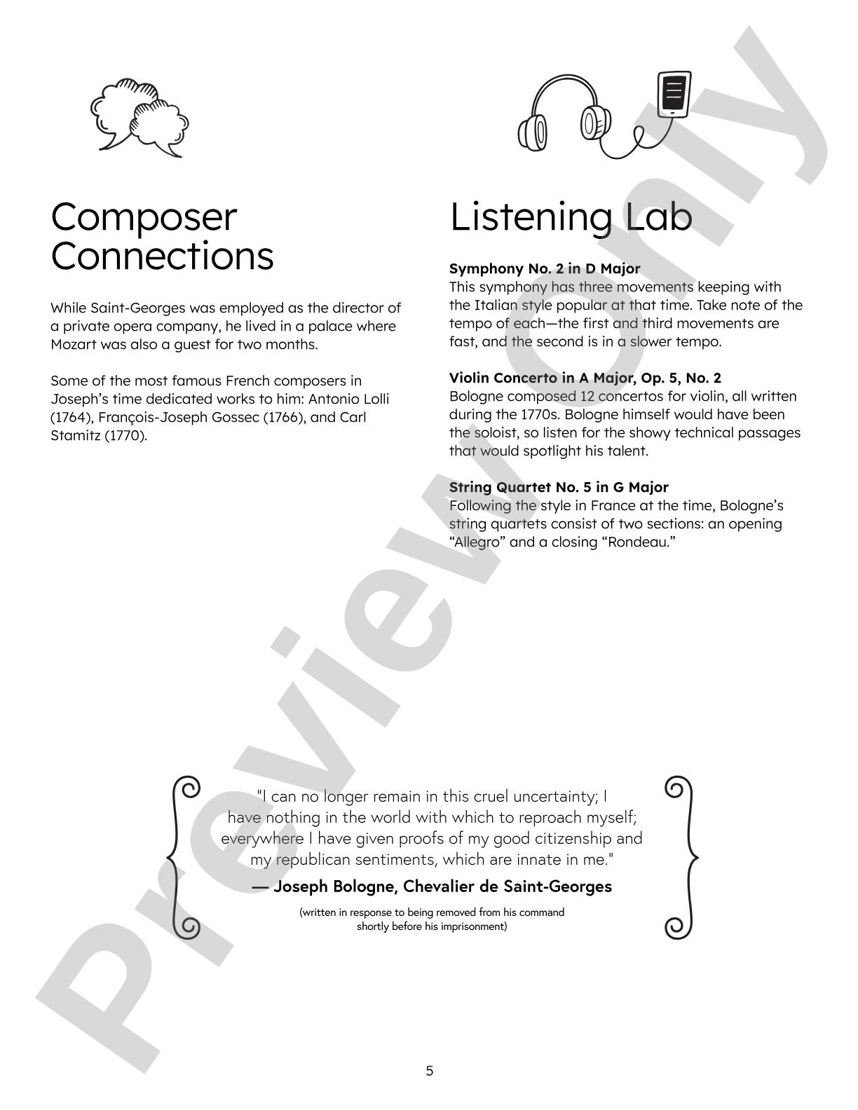 Nine Noteworthy: Black Composers (Bios, Reviews, Reflection Questions, and Writing Prompts): General Music / Classroom Resource