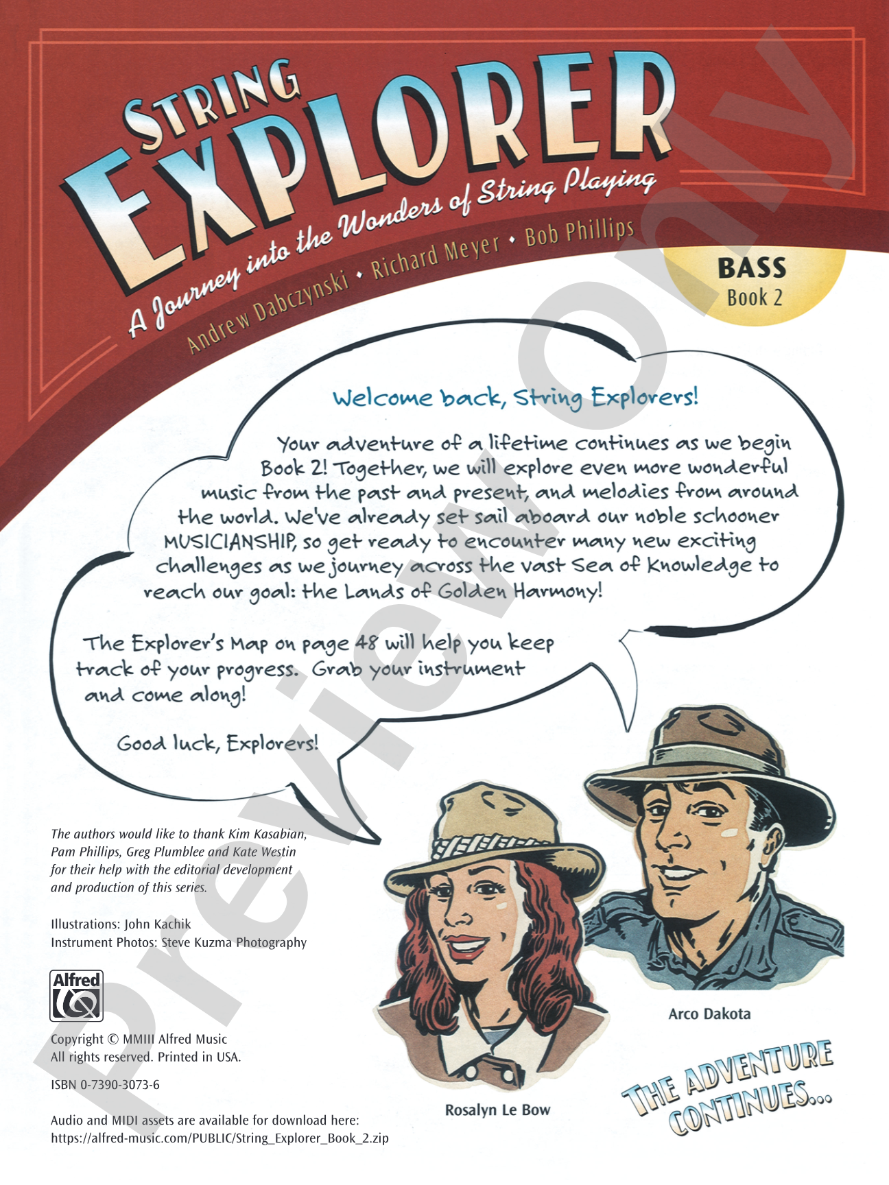 String Explorer, Book 2: Bass: String Bass