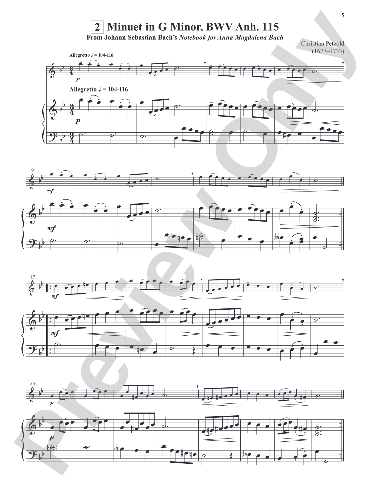 Suzuki Flute School Piano Acc., Volume 2 (International): Piano