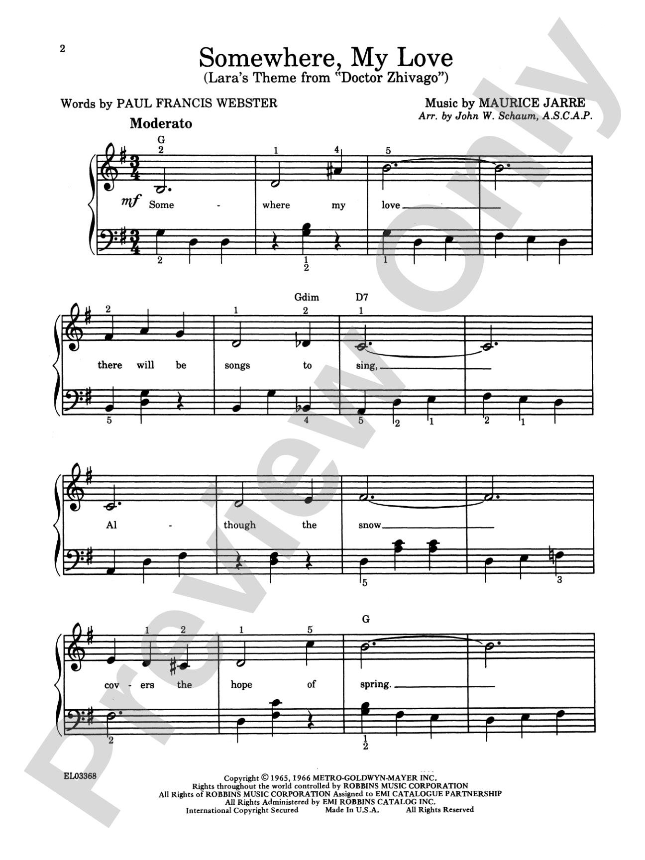 John W. Schaum Popular Piano Pieces, A: The Red Book: Piano