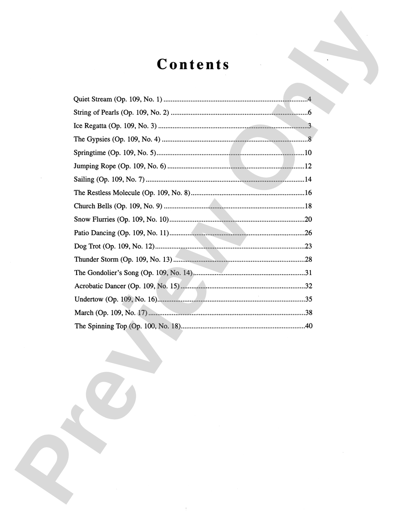 Burgmüller-Schaum, Book Two: 18 Studies, Opus 109: Piano