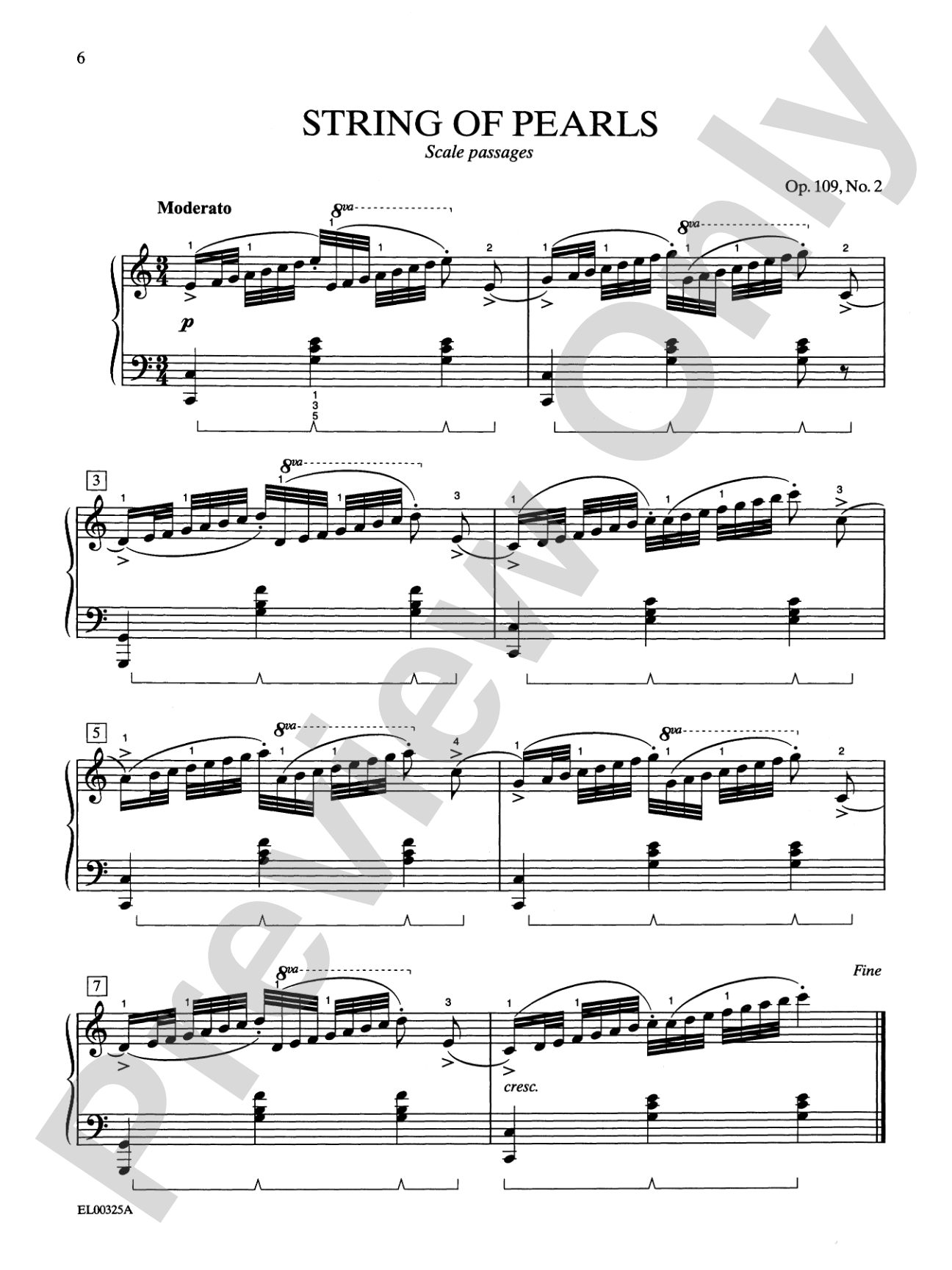 Burgmüller-Schaum, Book Two: 18 Studies, Opus 109: Piano