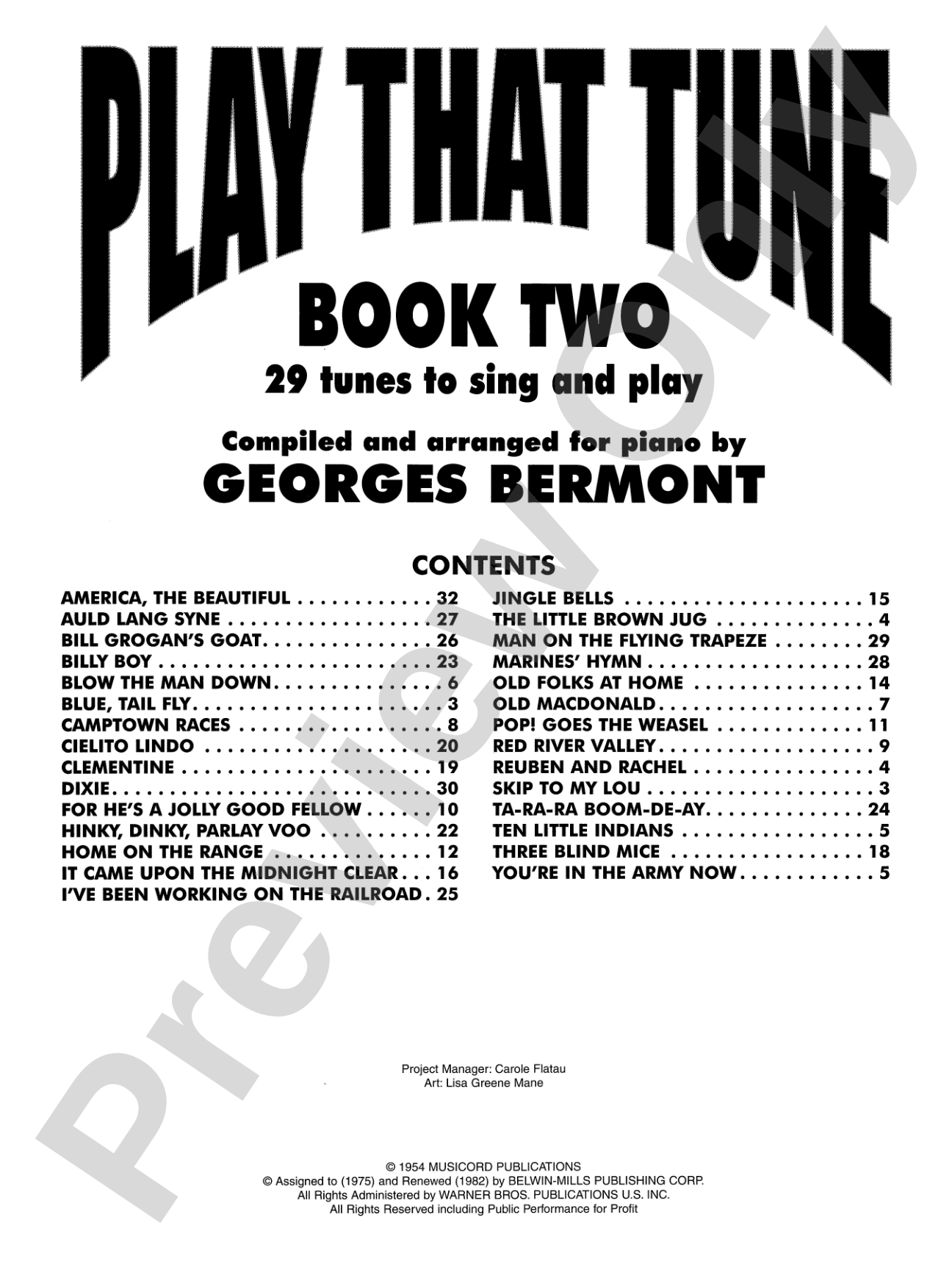 Play That Tune, Book 2: 29 Tunes to Sing and Play: Piano