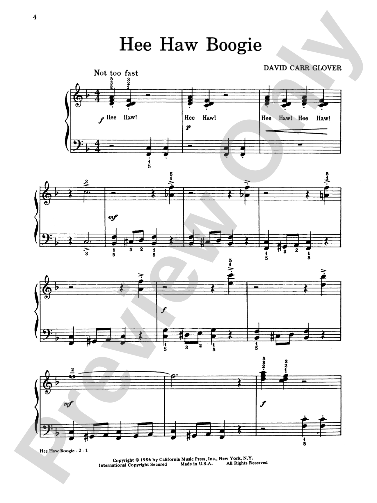 Boogie All the Way: Featuring Twelve Favorites with Different Boogie Patterns: Piano