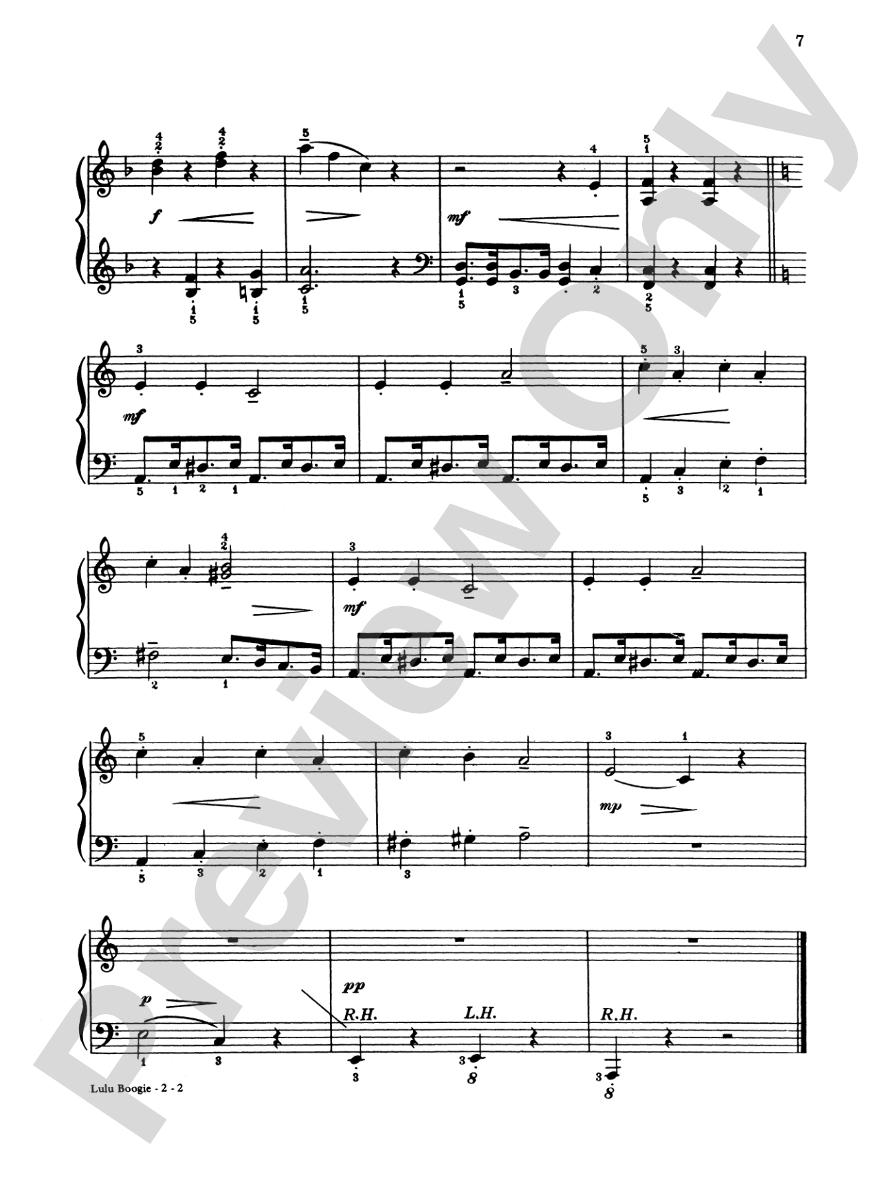 Boogie All the Way: Featuring Twelve Favorites with Different Boogie Patterns: Piano