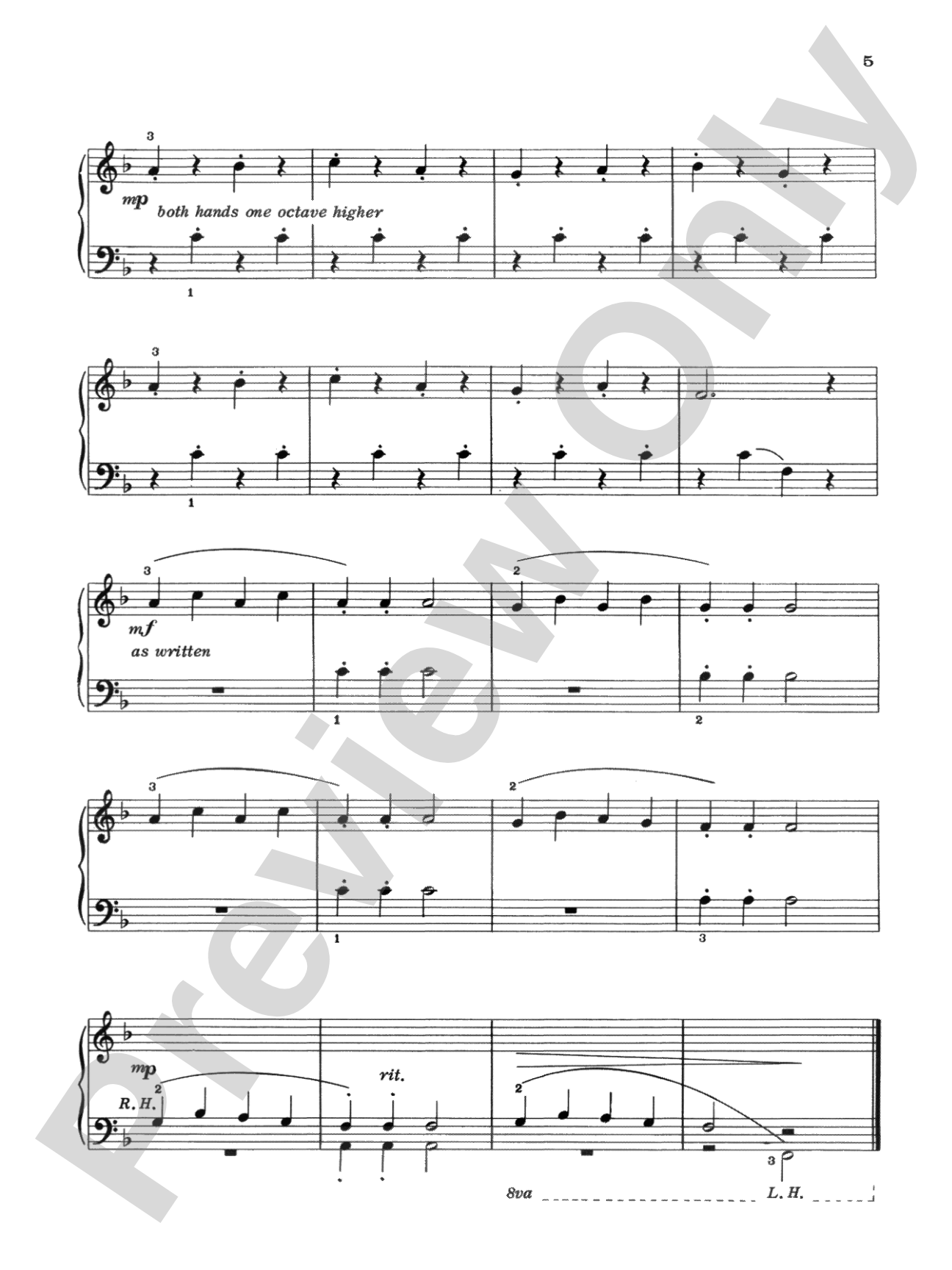 Program Solos, Level 1: Piano