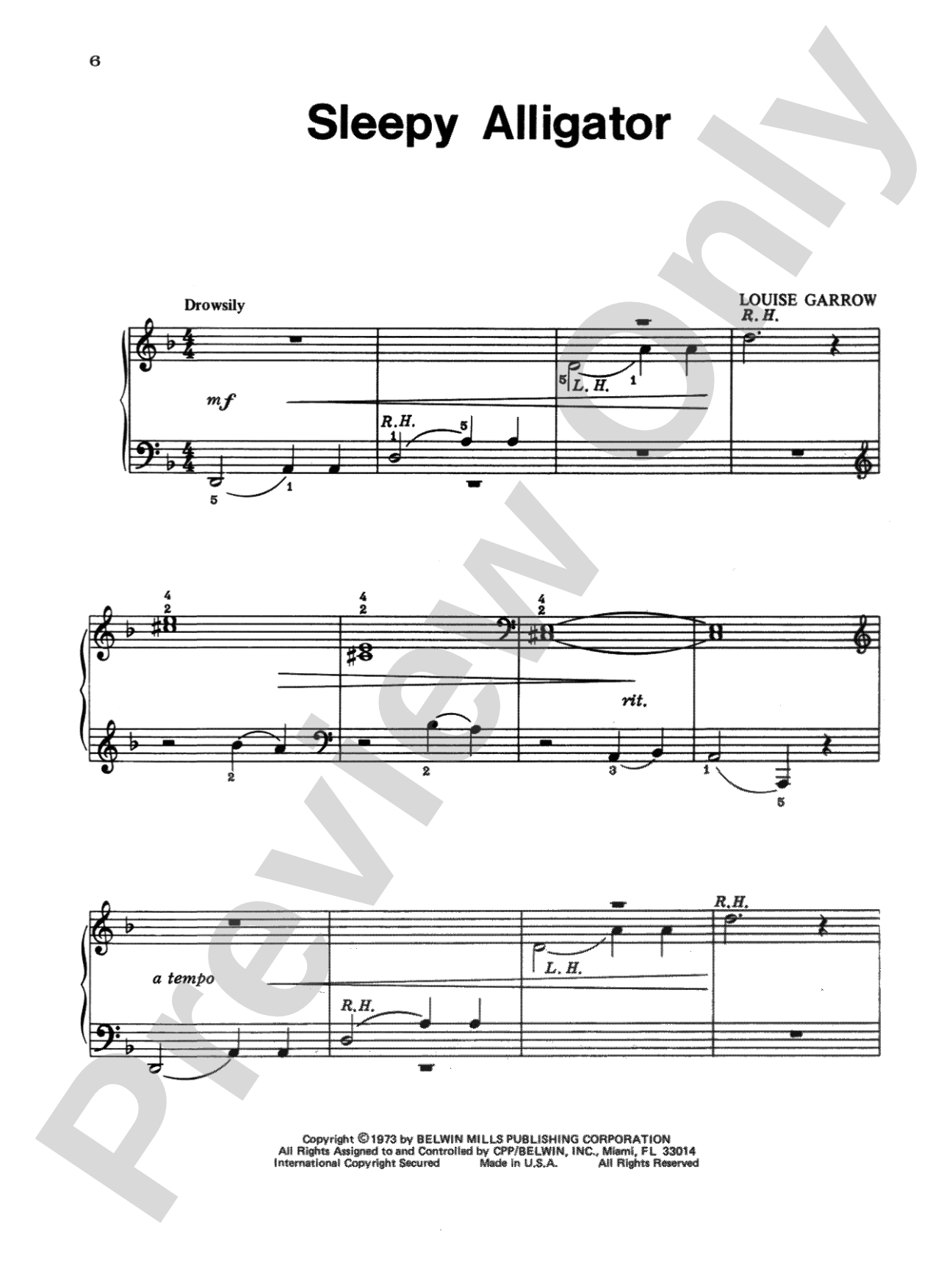 Program Solos, Level 1: Piano