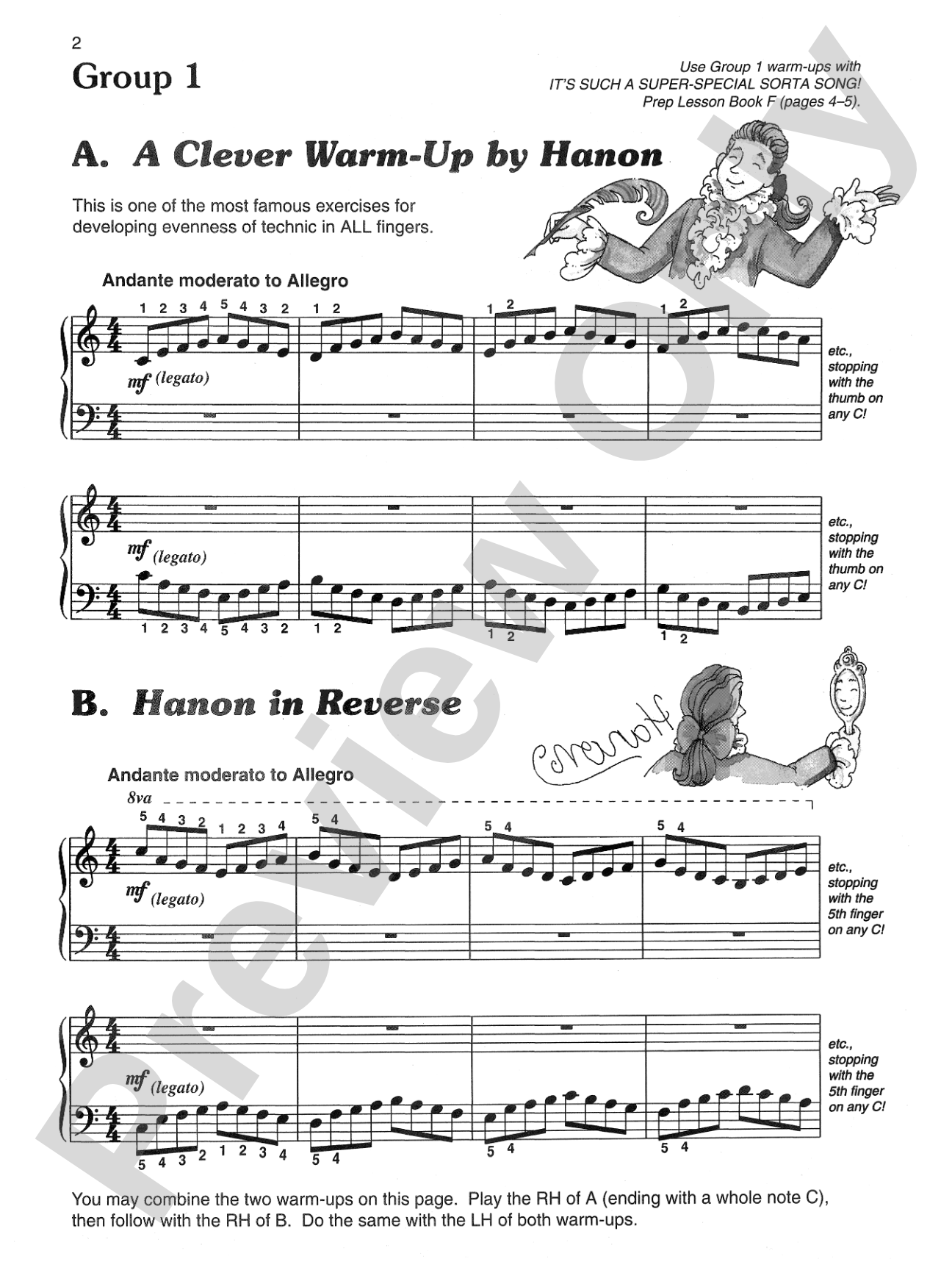 Alfred's Basic Piano Prep Course: Technic Book F: For the Young Beginner: Piano