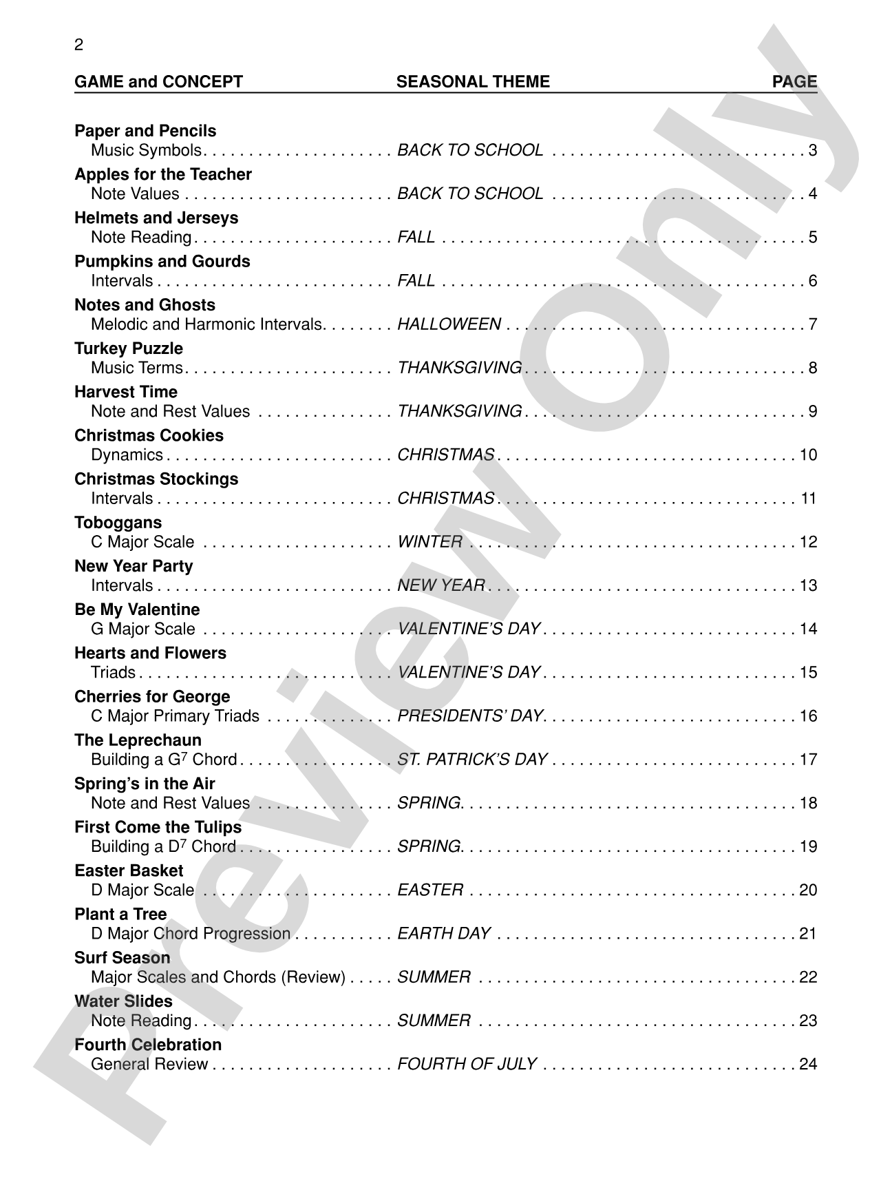 Alfred's Basic Piano Library: Theory Through the Year Book 2: Theory Worksheets for Use in Private or Group Lessons: Piano