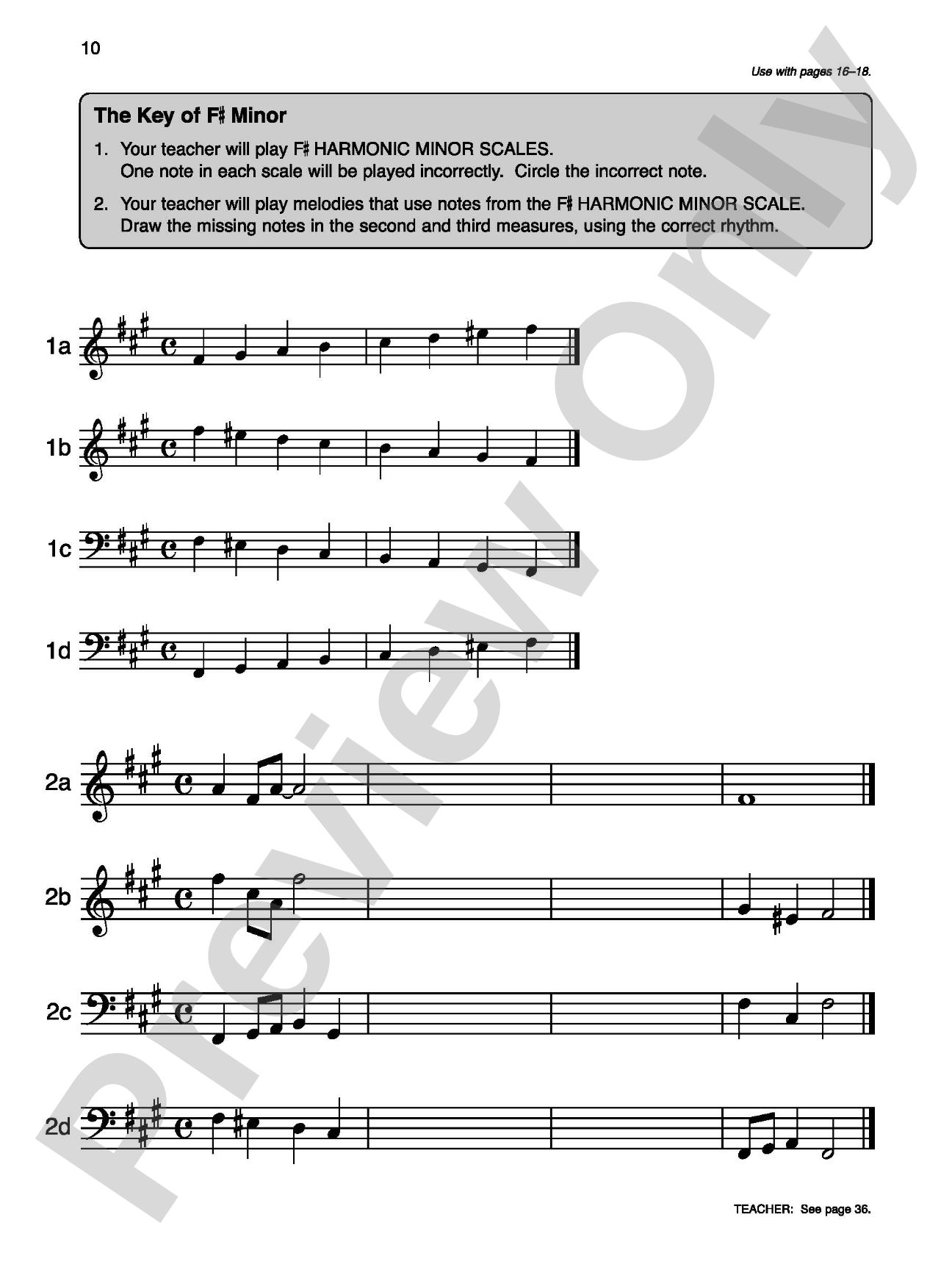 Alfred's Basic Piano Library: Ear Training Book 6: Piano