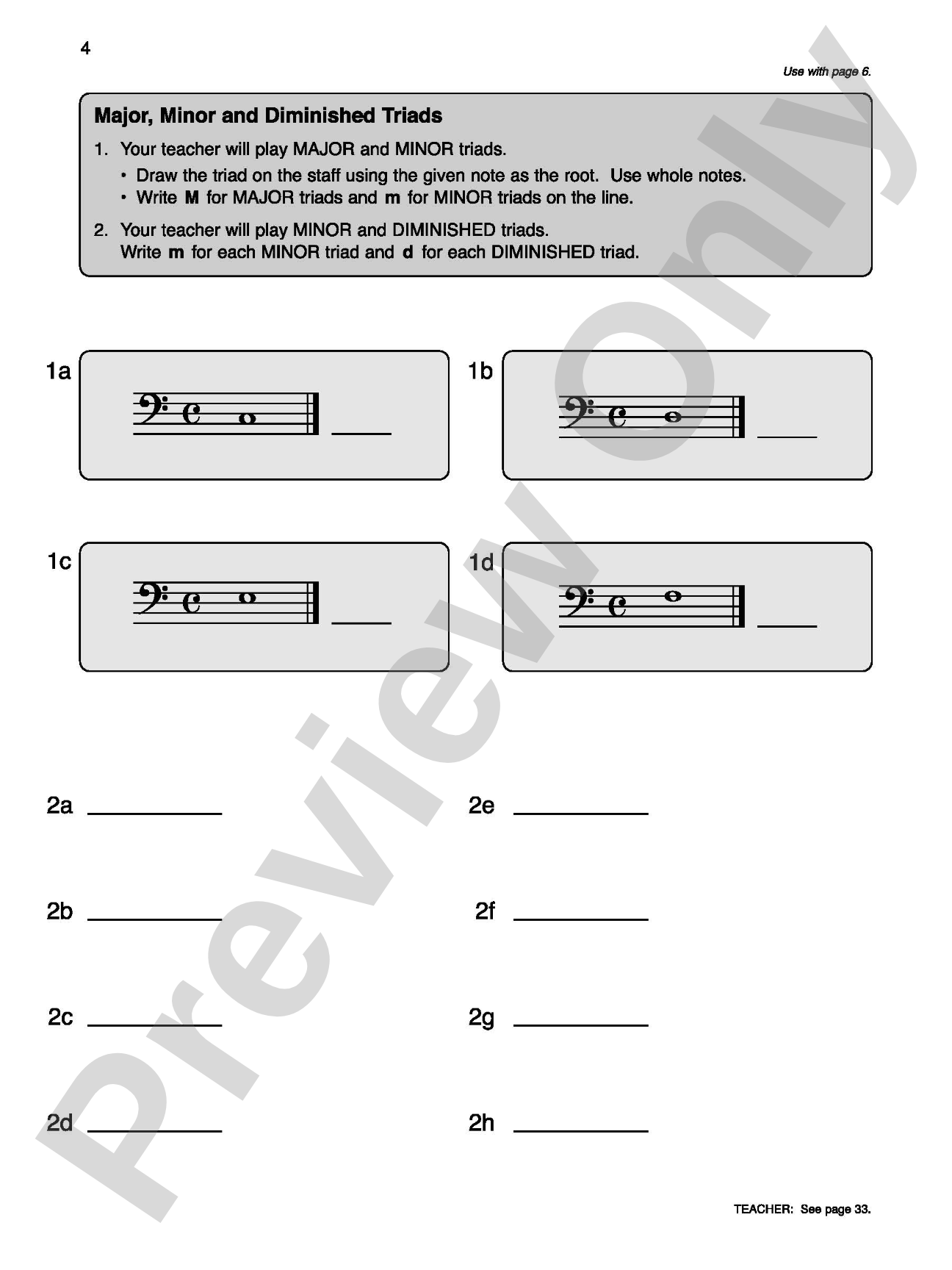 Alfred's Basic Piano Library: Ear Training Book 6: Piano