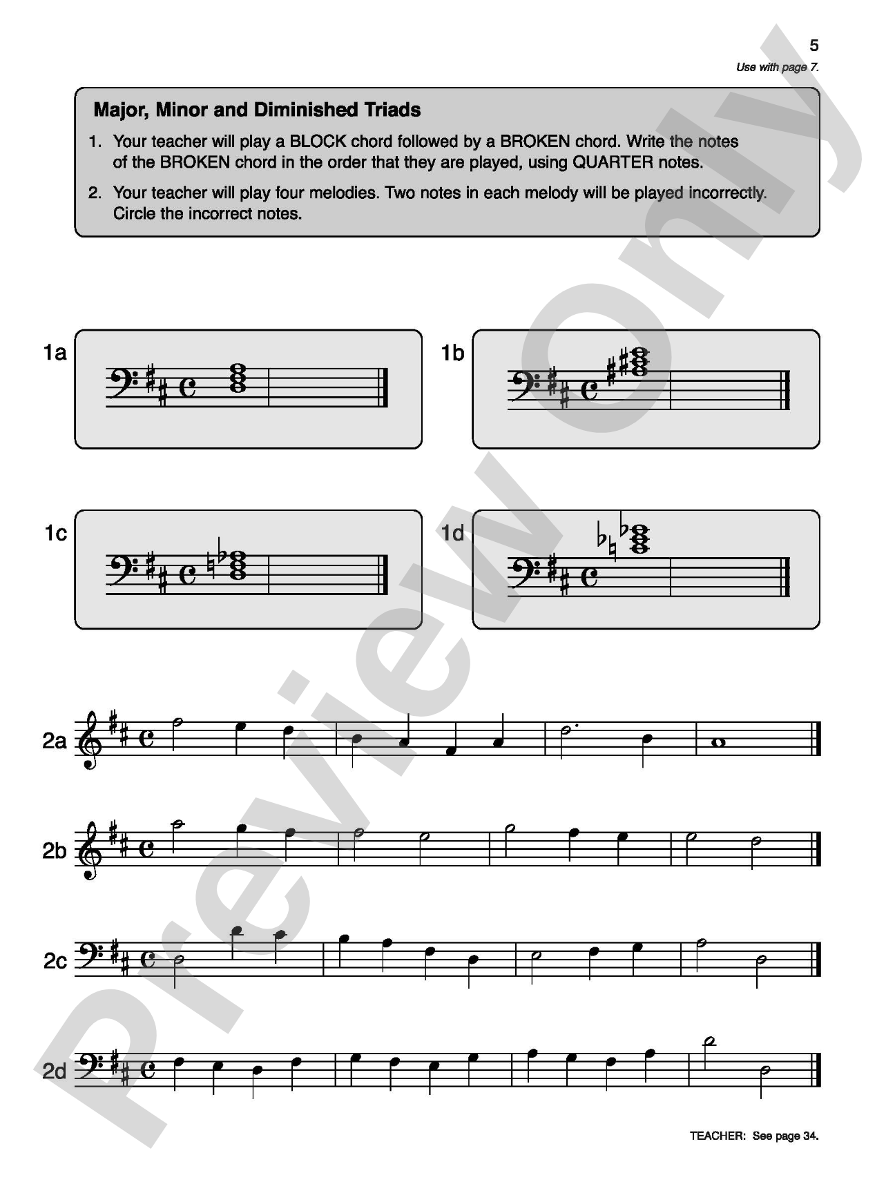 Alfred's Basic Piano Library: Ear Training Book 6: Piano