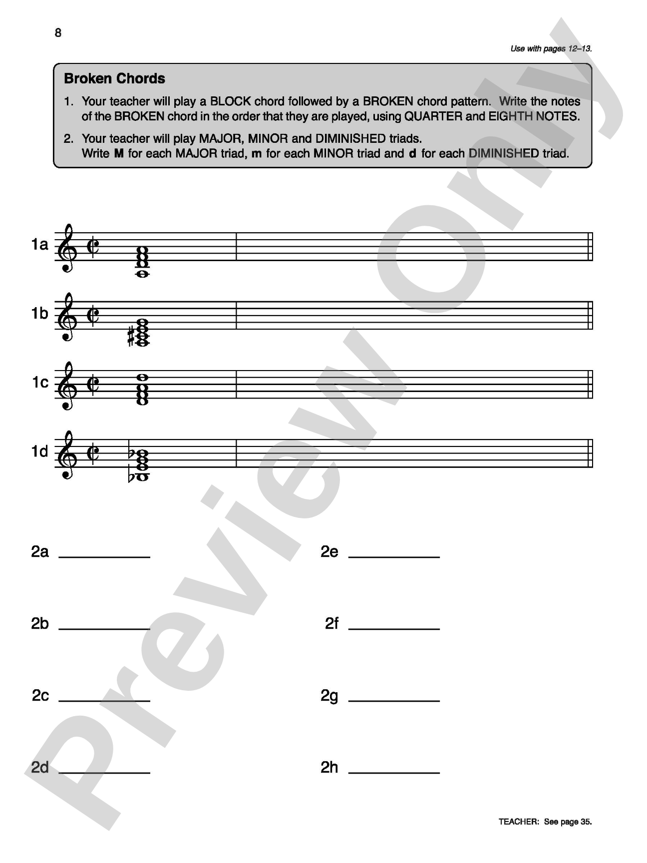 Alfred's Basic Piano Library: Ear Training Book 6: Piano
