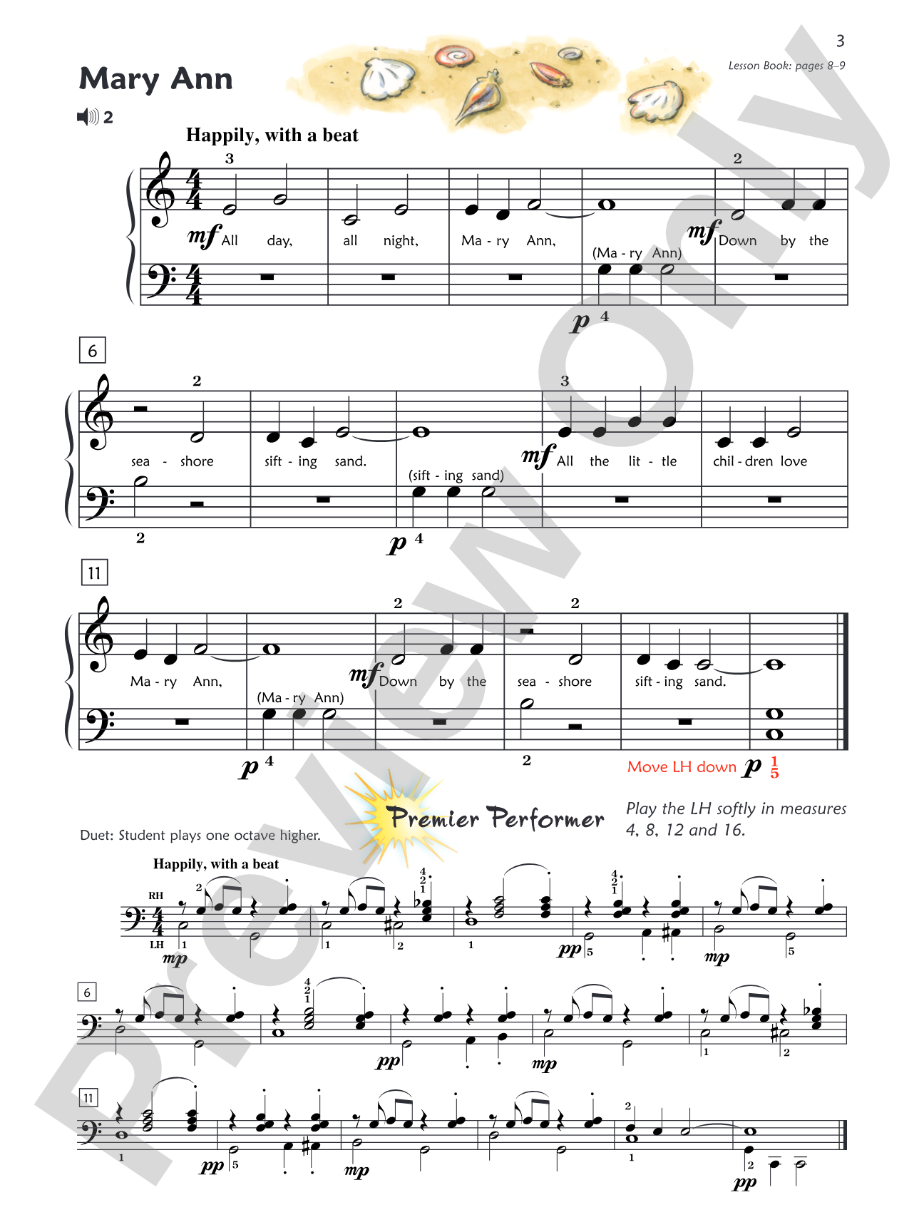 Premier Piano Course, Performance 1B: Piano