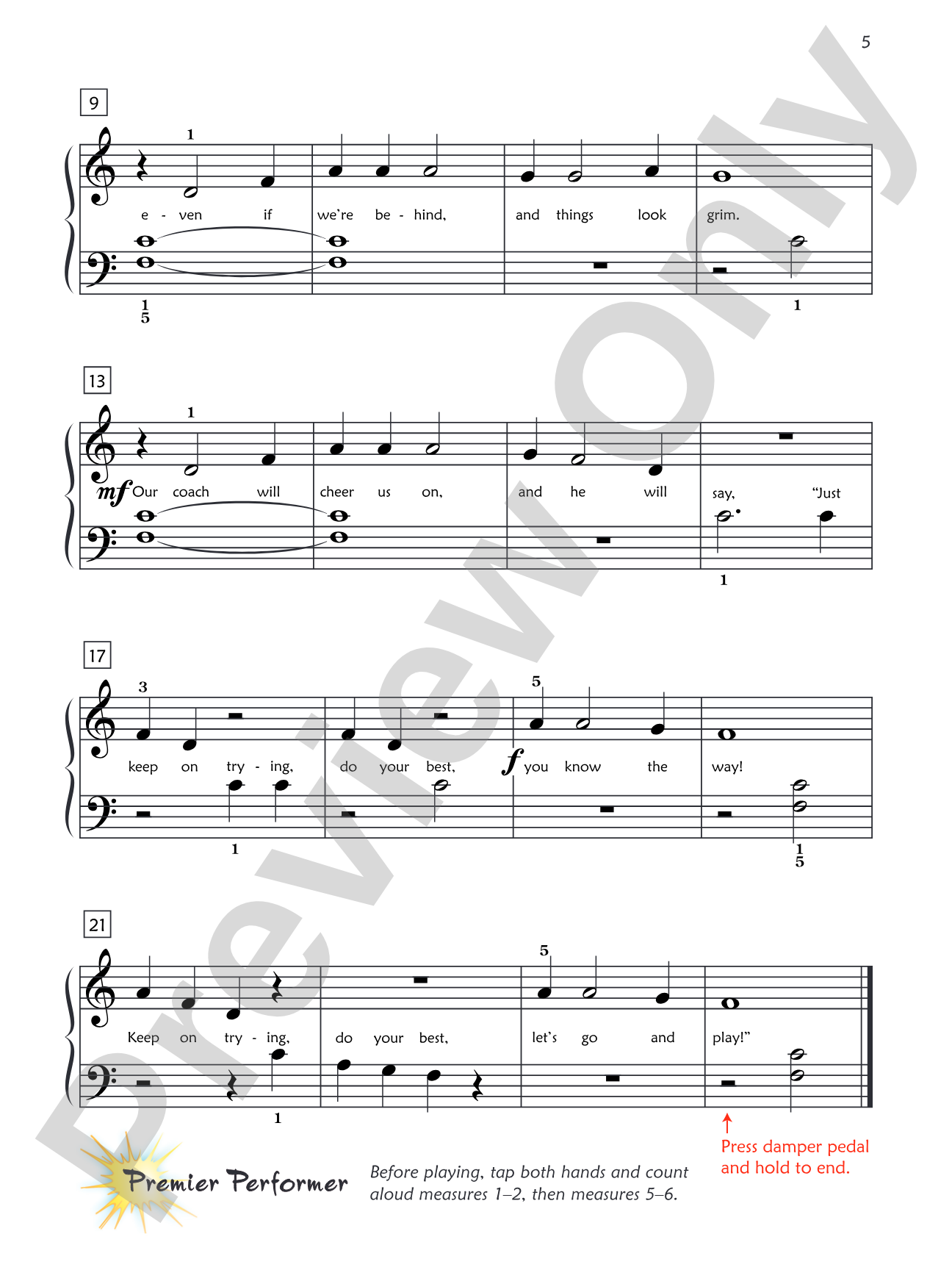 Premier Piano Course, Performance 1B: Piano